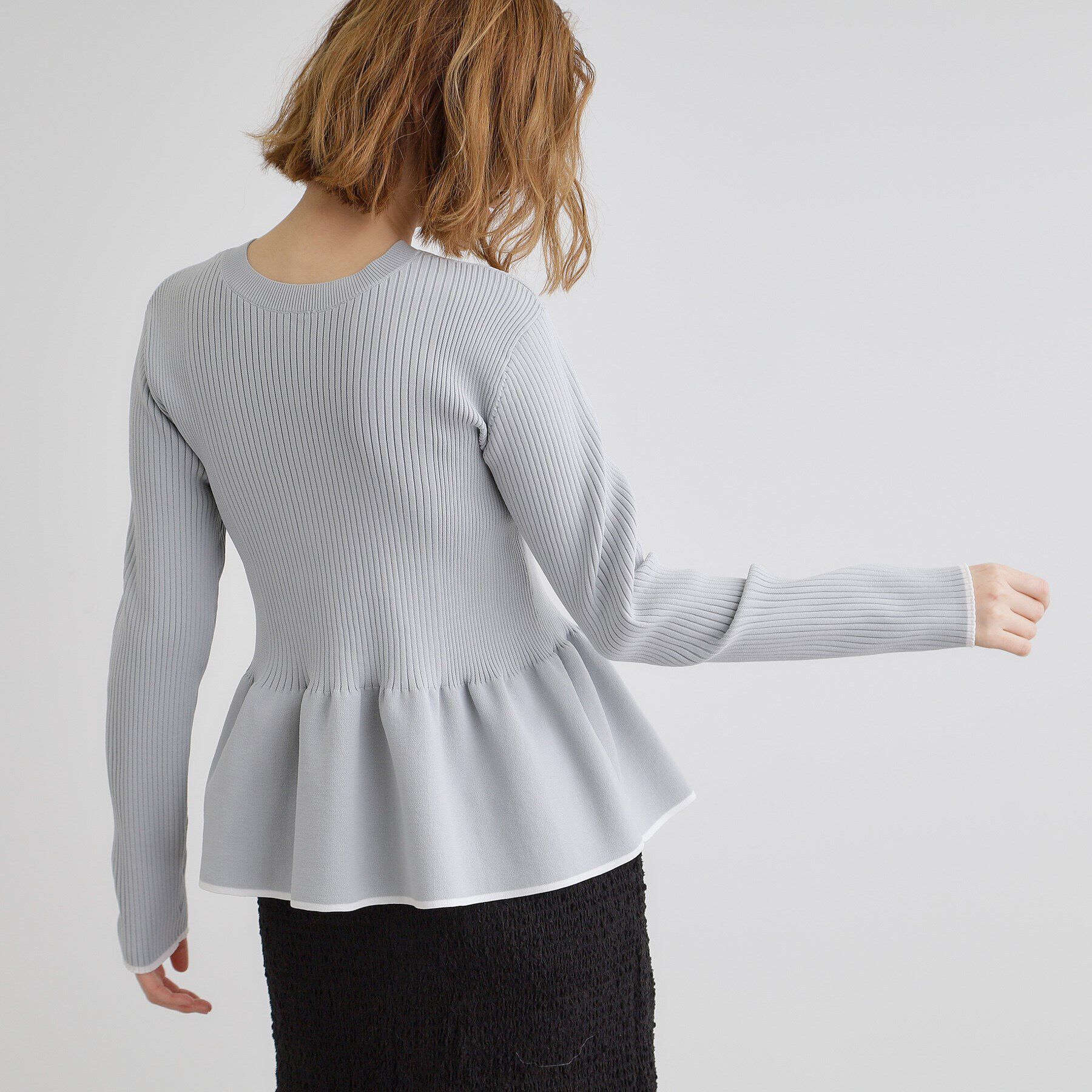 grove「前後2WAYペプラムカーディガン」|ニット・セーター|