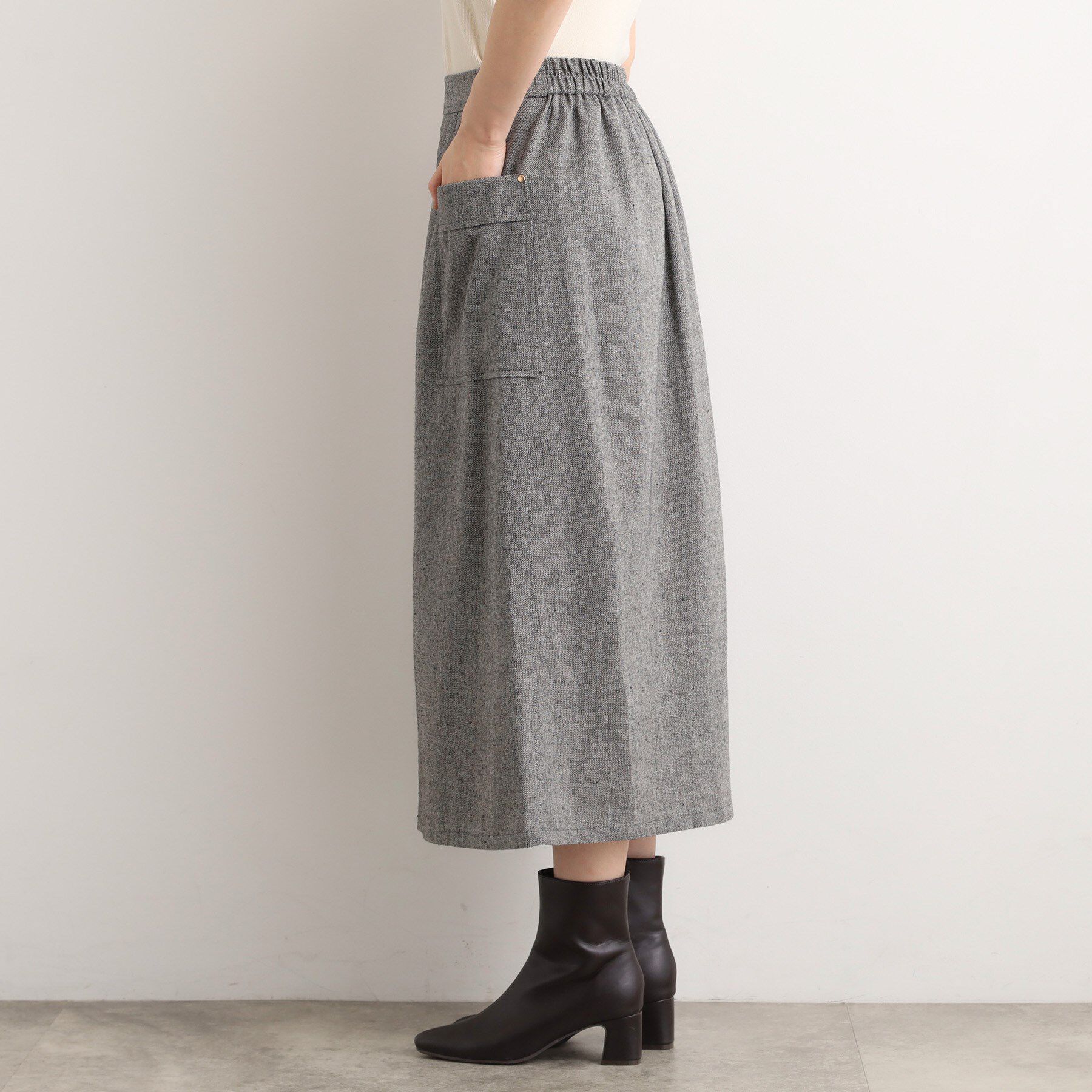 grove「クラシカルツイード Aラインスカート」|スカート|