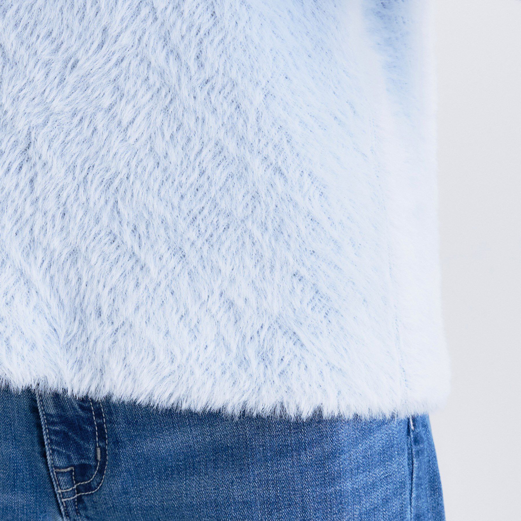 INDIVI「【洗える】エアリーシャギートップス」|Tシャツ・カットソー|