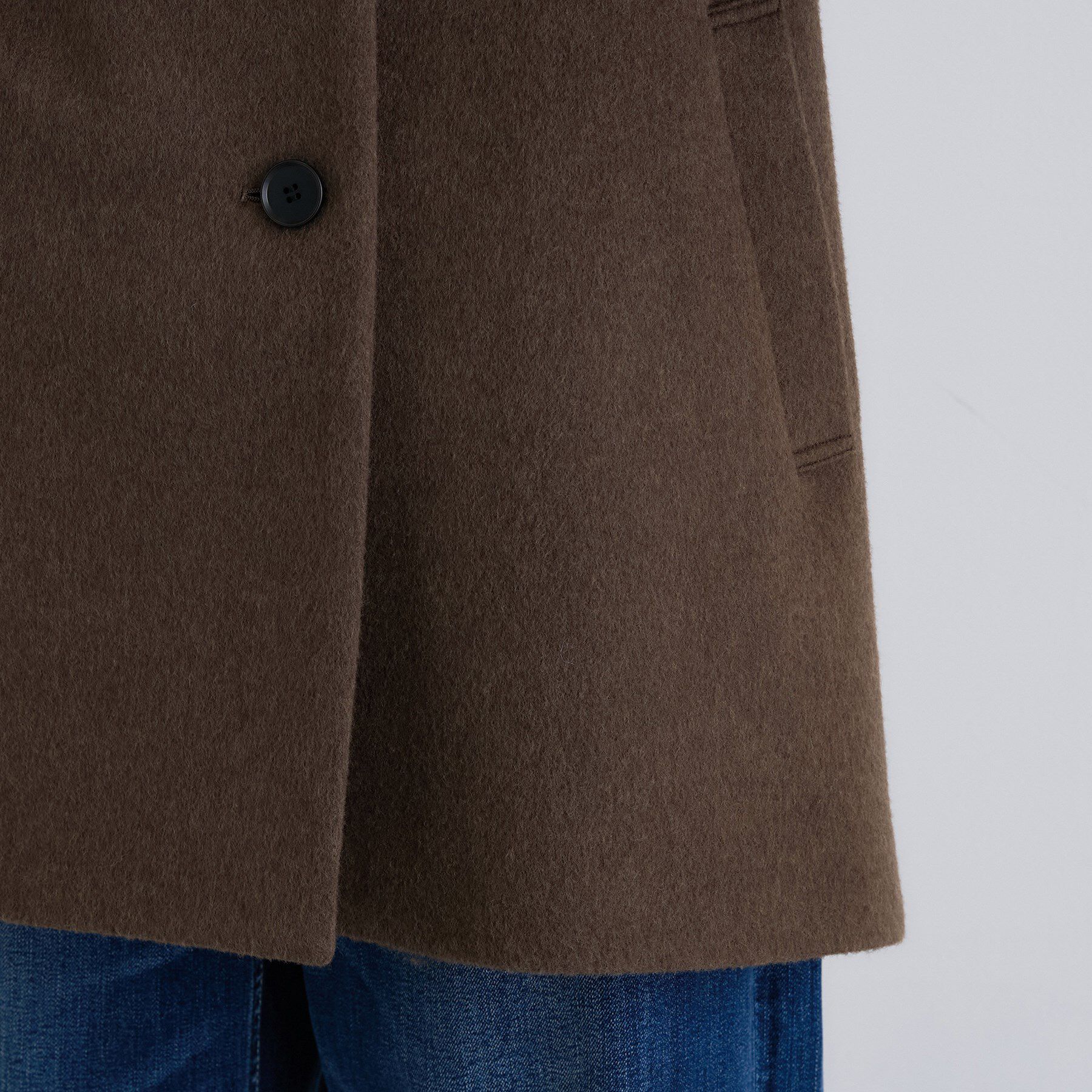 INDIVI「【日本製／ミドル丈】スタンドカラーミドルコート」|その他|