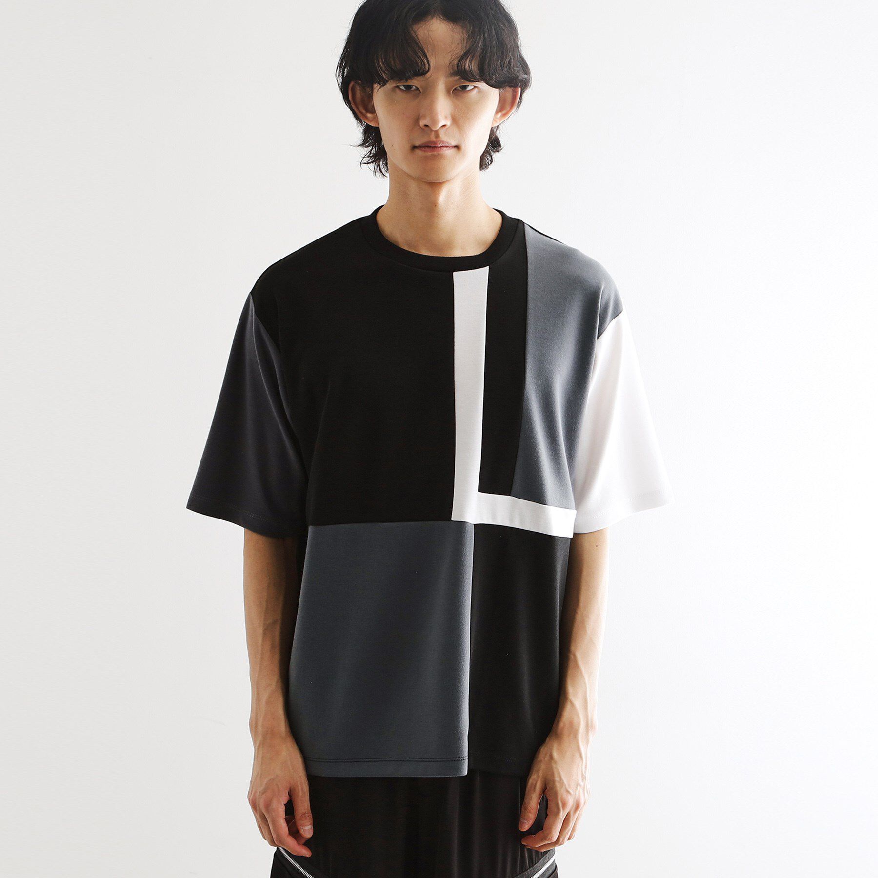 tk.TAKEO KIKUCHI「L字切替カットソー」|Tシャツ・カットソー|