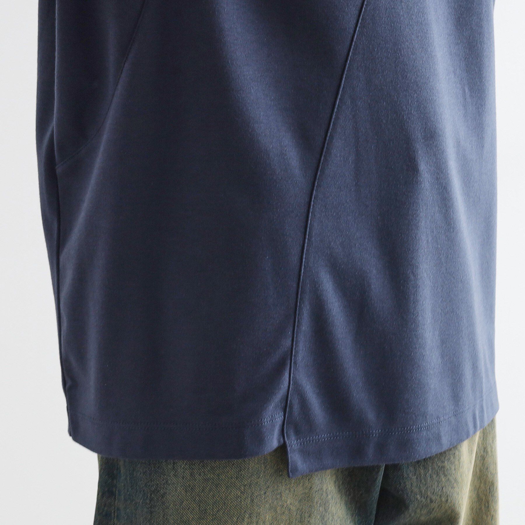 tk.TAKEO KIKUCHI「ウェーブ切替ジップTシャツ」|Tシャツ・カットソー|