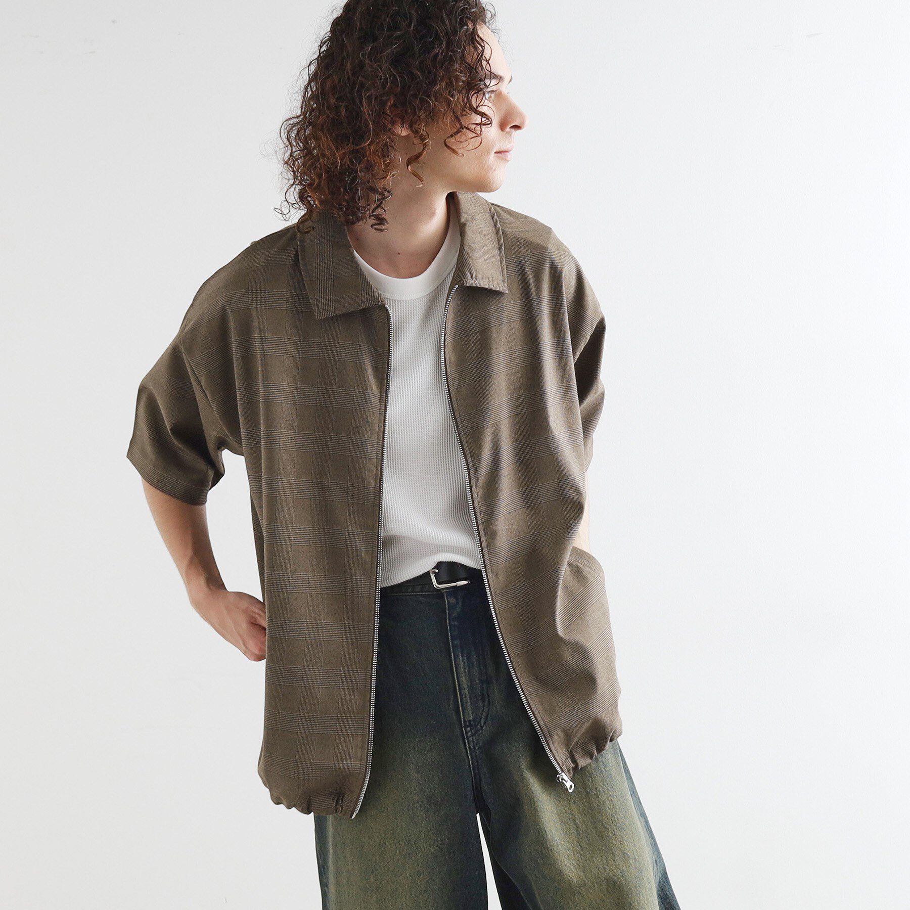 tk.TAKEO KIKUCHI「チェックシャツブルゾン」|シャツ・ブラウス|