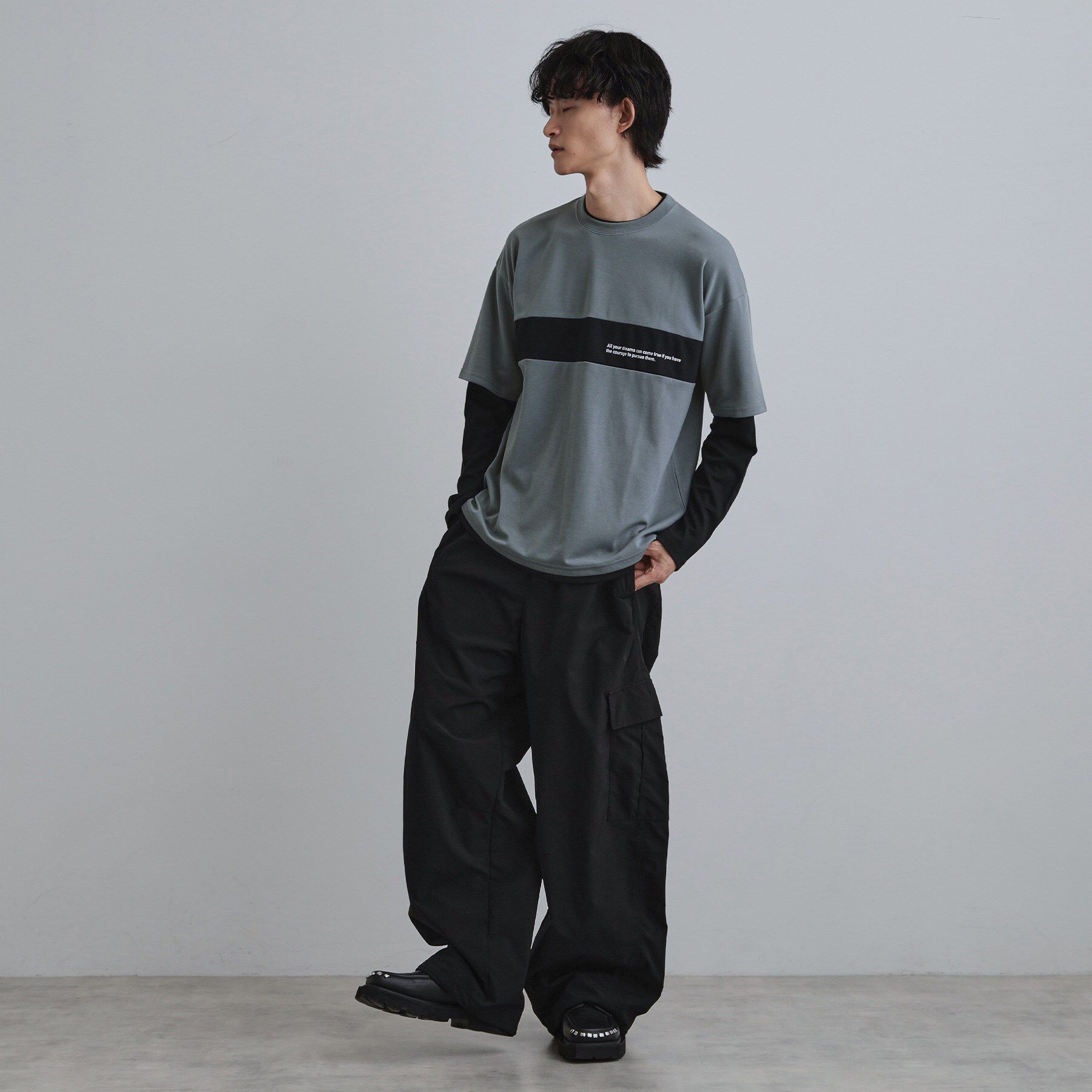 tk.TAKEO KIKUCHI「フェイクレイヤードカットソー」|Tシャツ・カットソー|