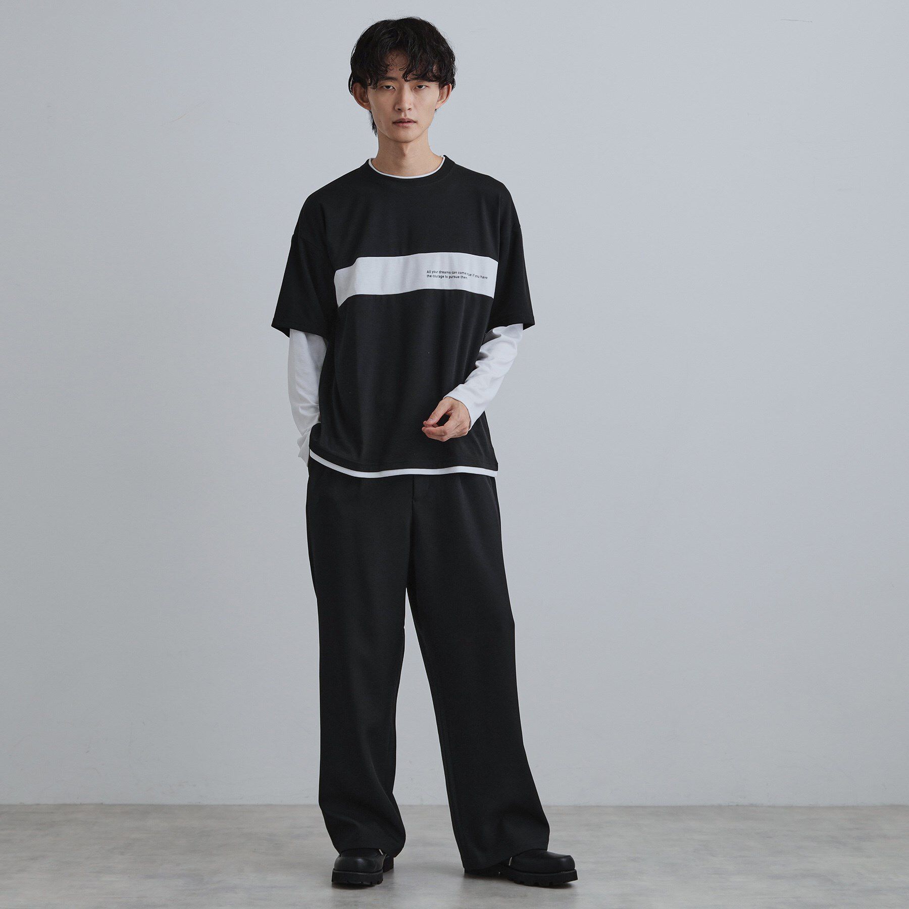 tk.TAKEO KIKUCHI「フェイクレイヤードカットソー」|Tシャツ・カットソー|