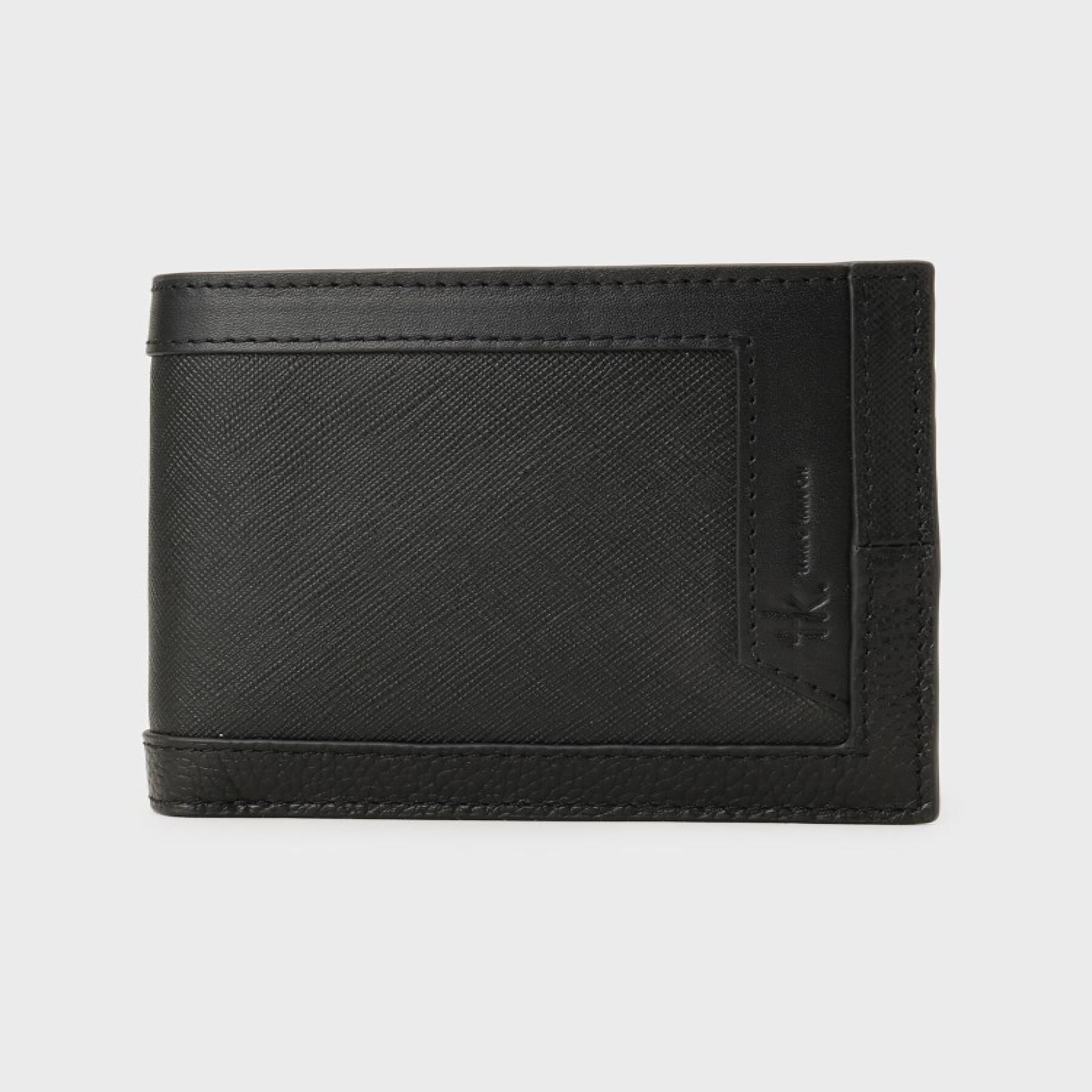 tk.TAKEO KIKUCHI「【本革】トリミング二つ折りウォレット」|財布|ブラック(519)