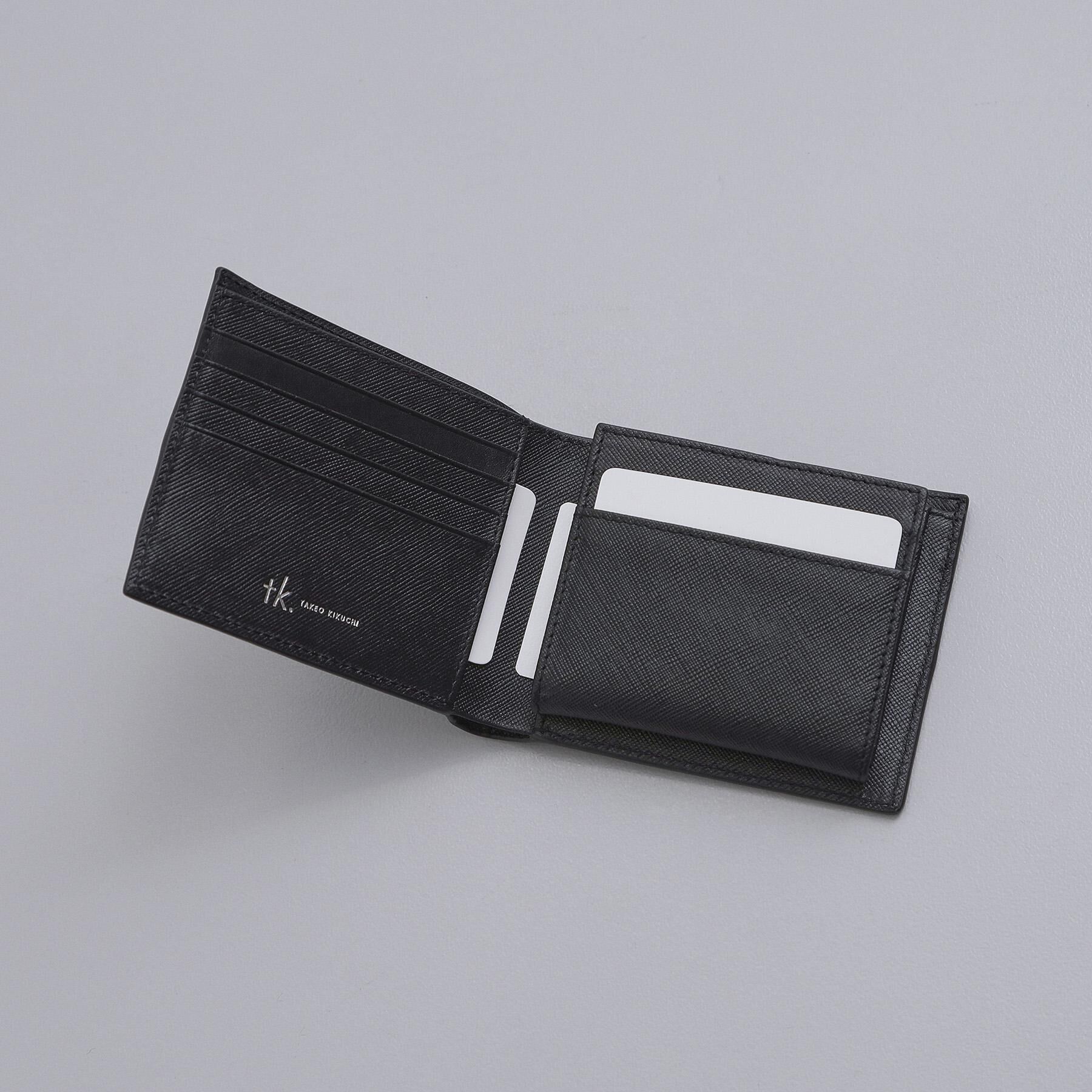 tk.TAKEO KIKUCHI「【本革】トリミング二つ折りウォレット」|財布|
