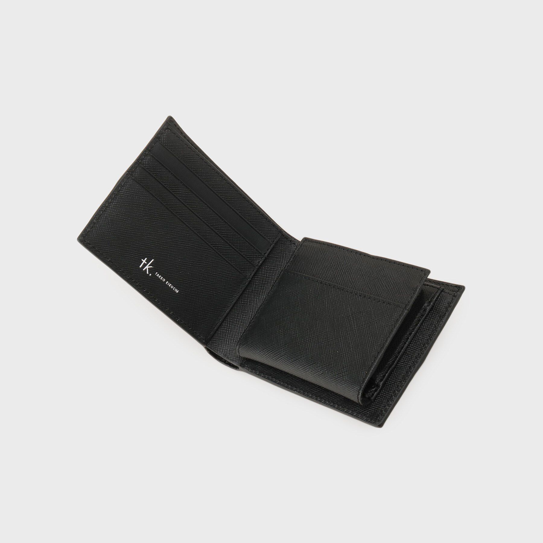 tk.TAKEO KIKUCHI「【本革】トリミング二つ折りウォレット」|財布|