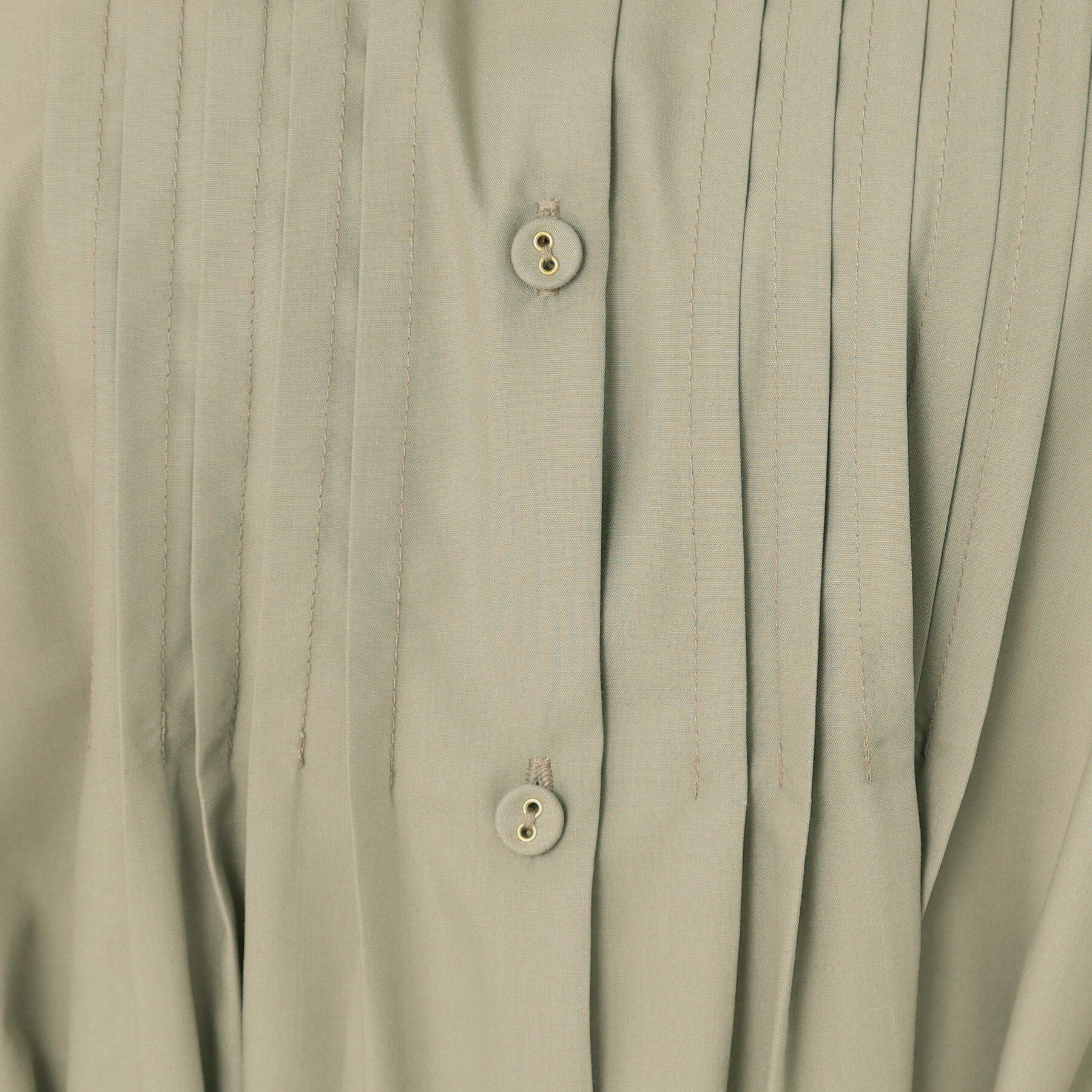 Couture broach「【Aライン・細見え】フロントタックシャツワンピース」|ワンピース|