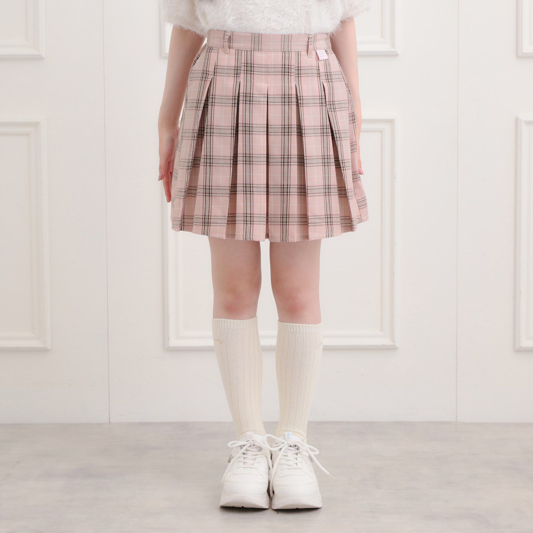PINK-latte「インパン付プリーツスカート」|スカート|