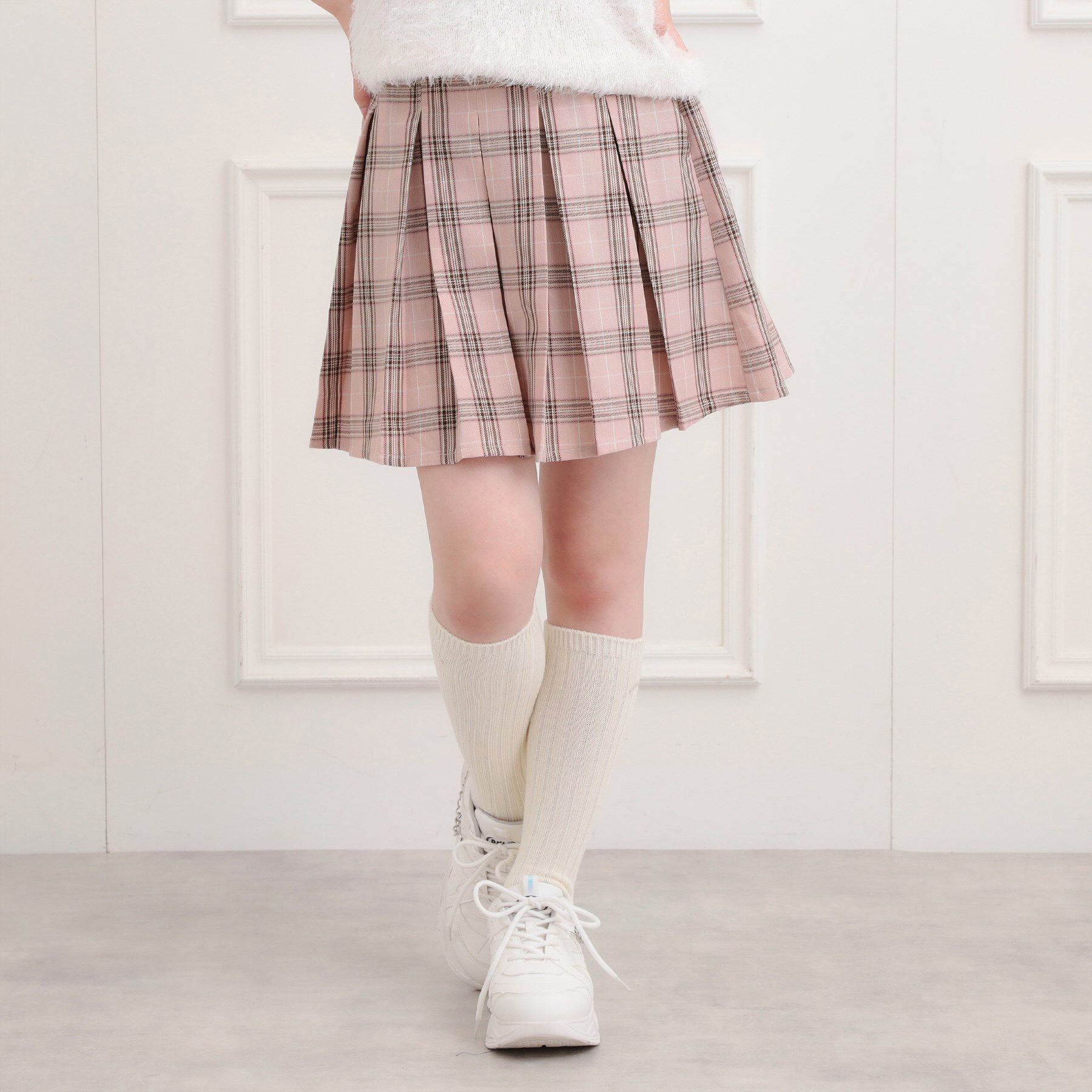 PINK-latte「インパン付プリーツスカート」|スカート|ピンク(271)