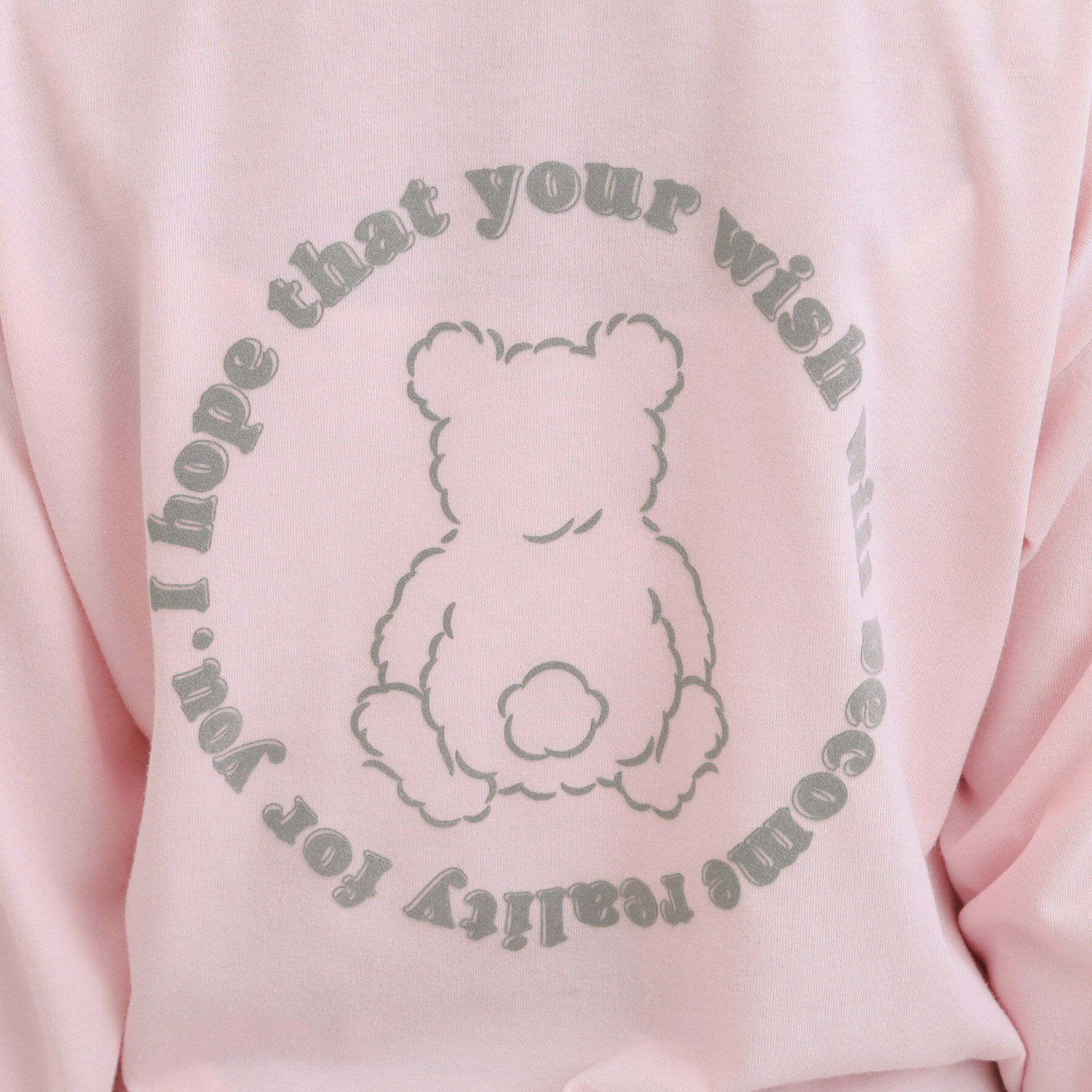 PINK-latte「フロッキーくまちゃんロンT」|Tシャツ・カットソー|