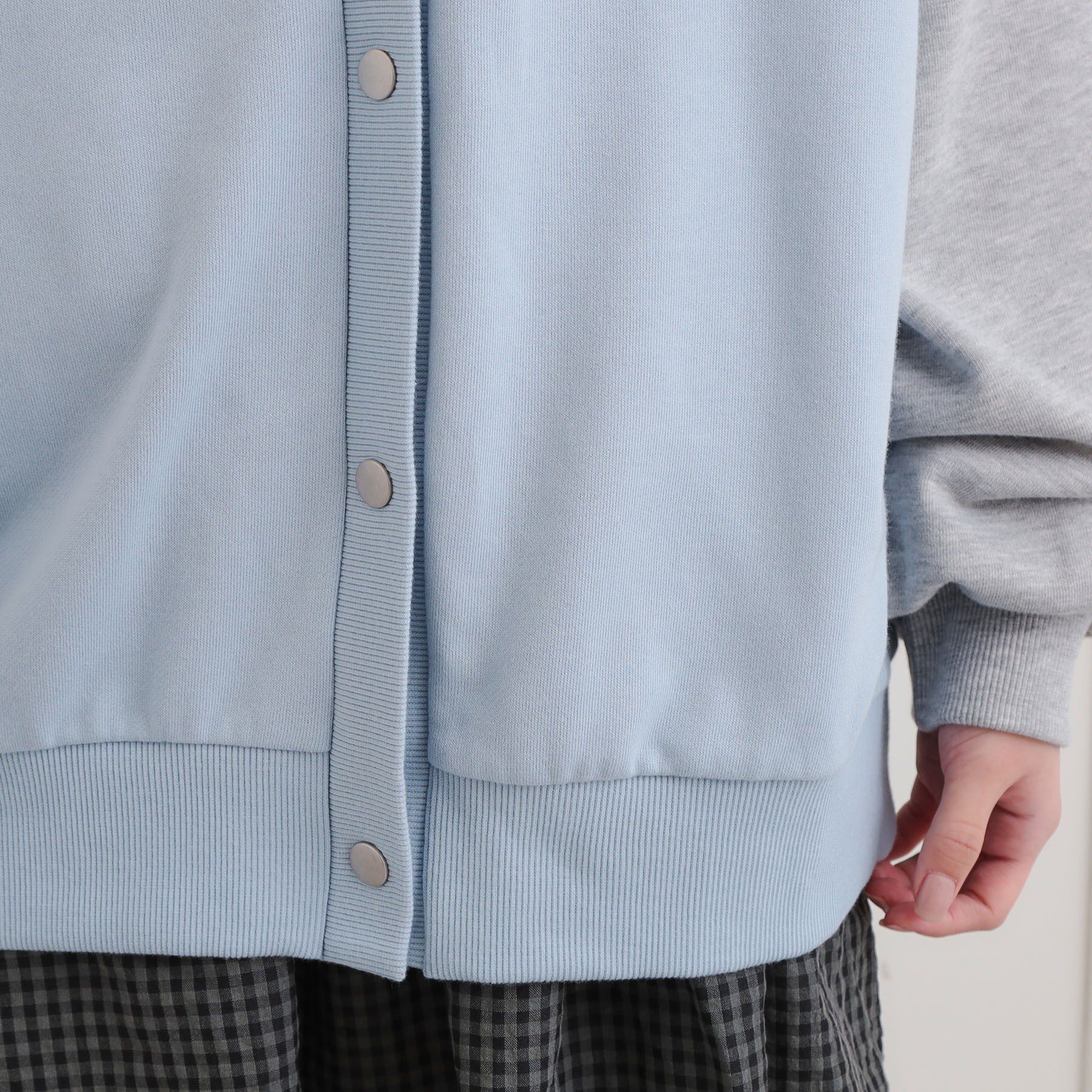 PINK-latte「バックカレッジVネックカーディガン」|カーディガン|