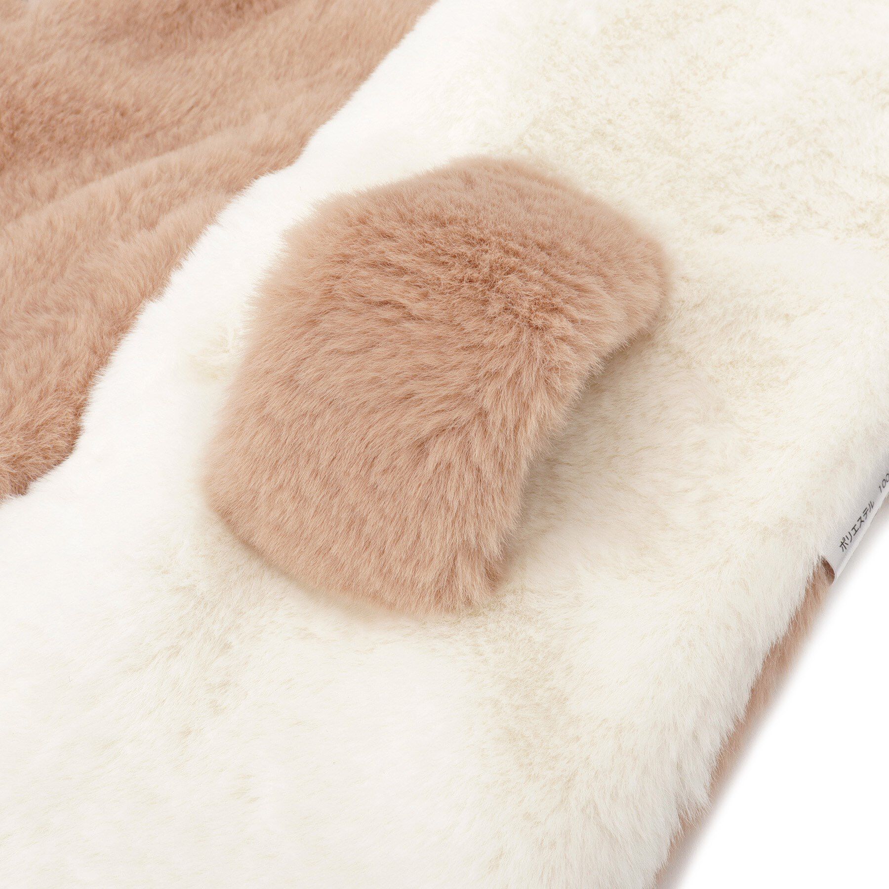 PINK-latte「バイカラーティペット」|マフラー|