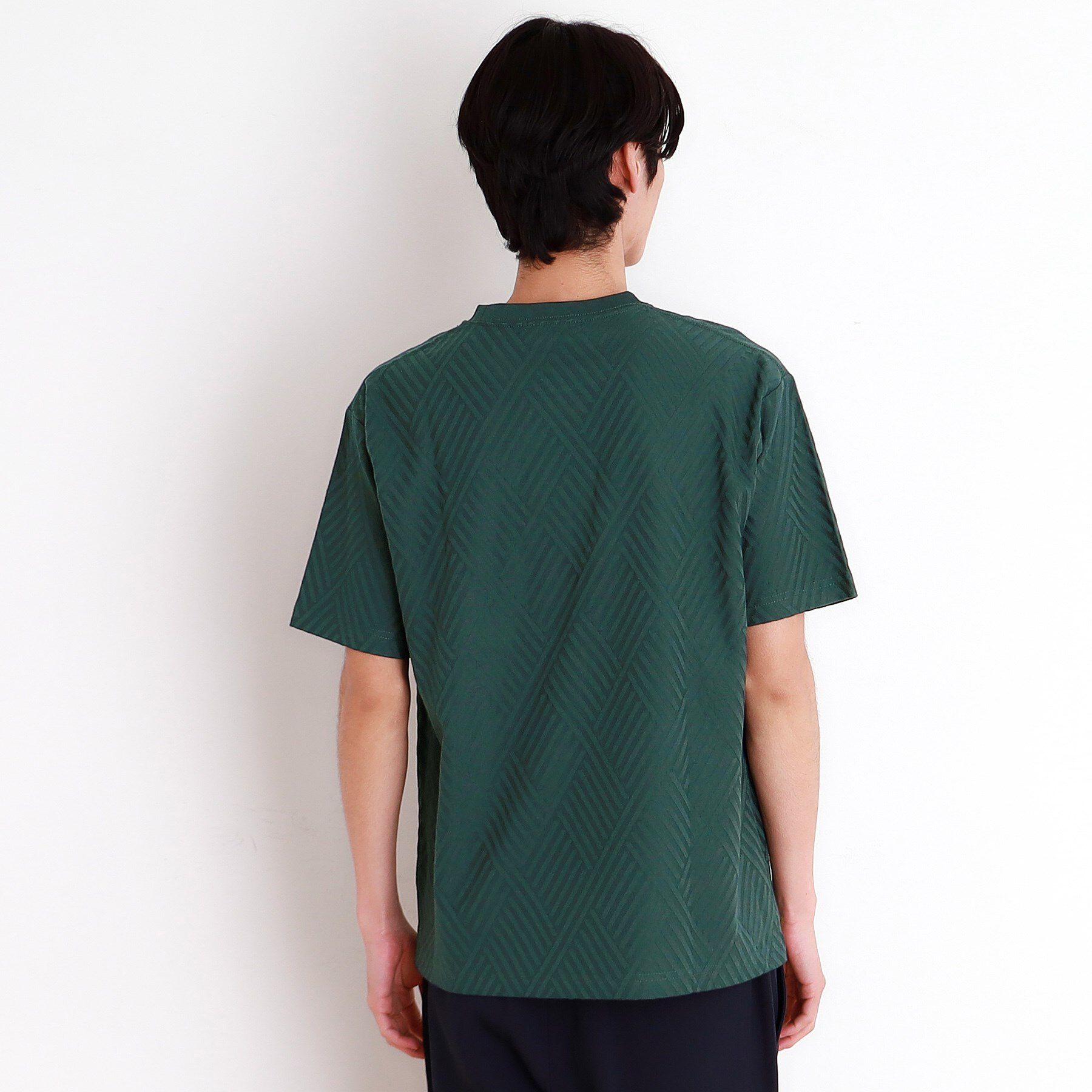 THE SHOP TK「リンクスジャカード半袖Ｔシャツ」|Tシャツ・カットソー|