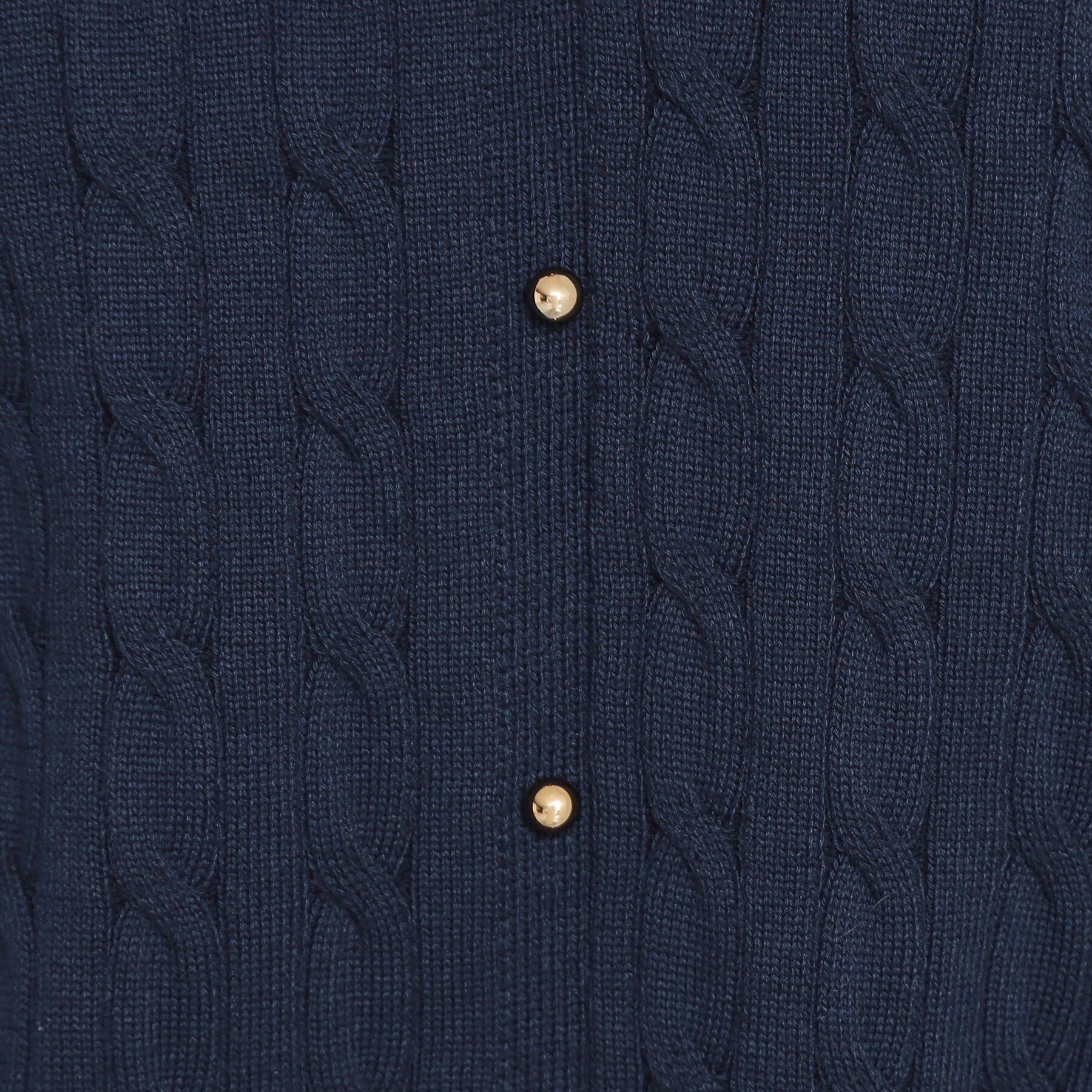 THE SHOP TK「衿付ケーブルニット」|ニット・セーター|