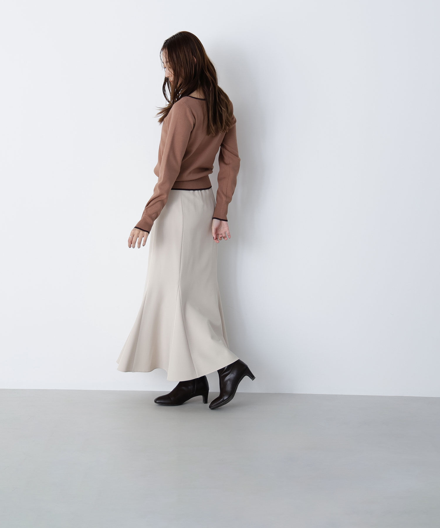  「メタルポイントバイカラーニット」|ニット・セーター|