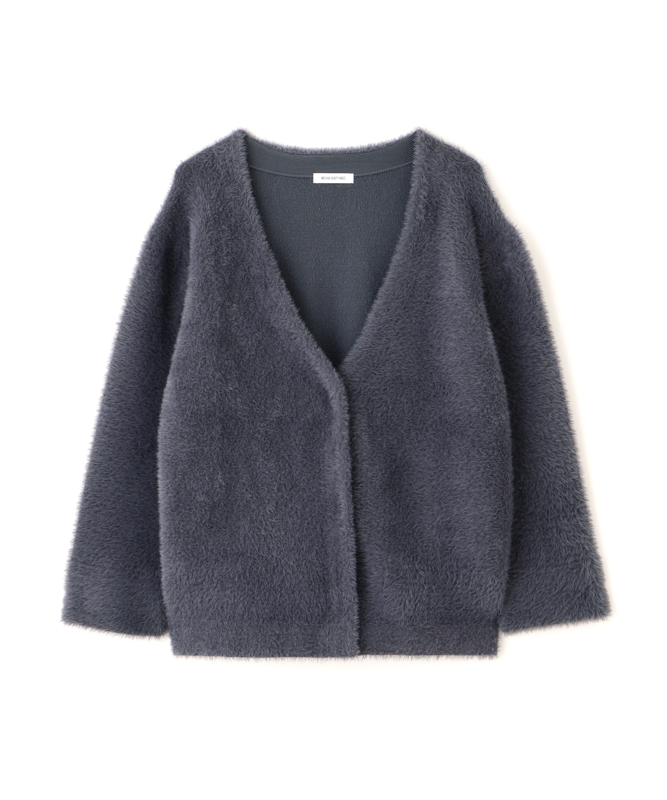  「Vネックシャギー接結コーディガン」|ニット・セーター|
