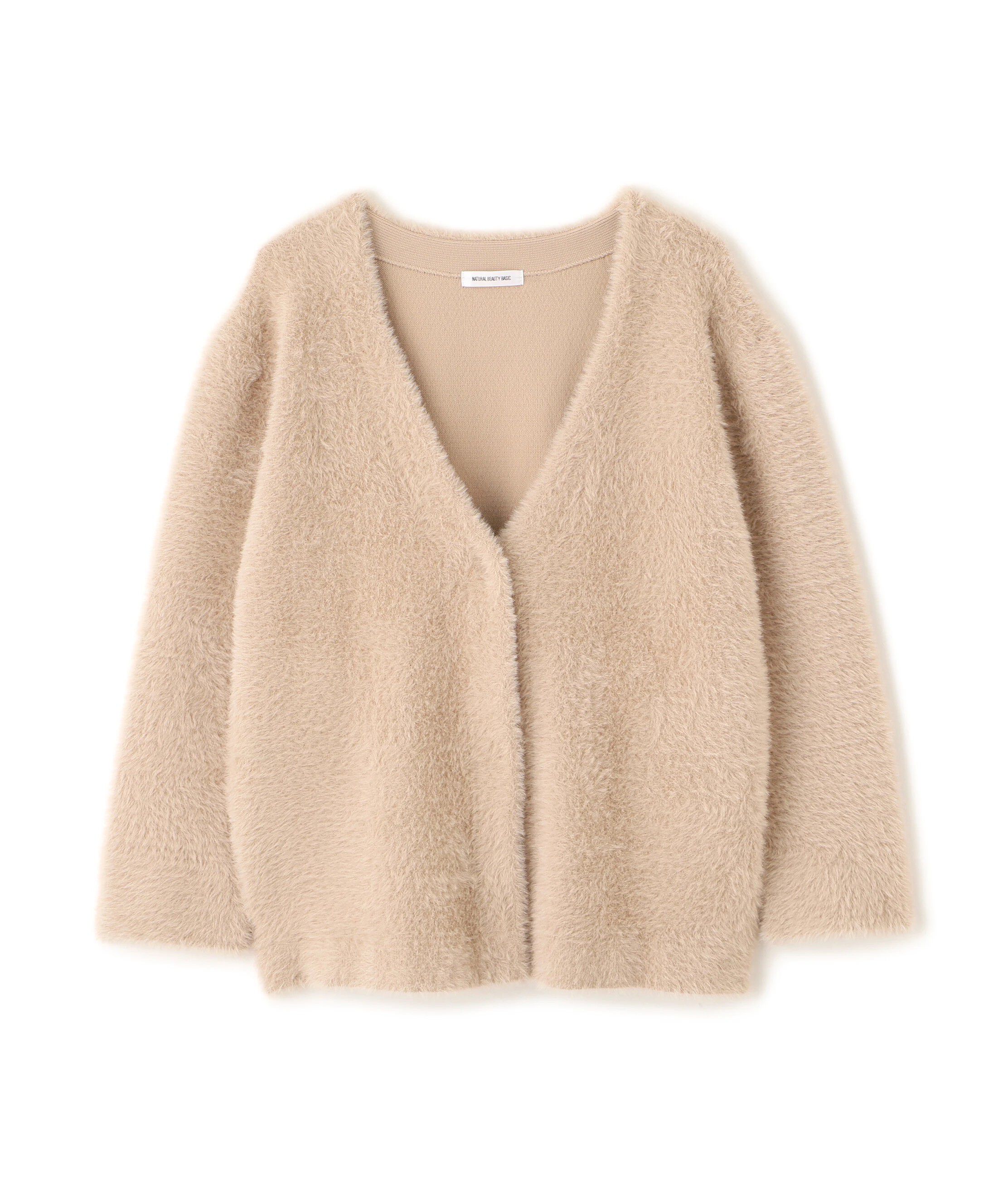  「Vネックシャギー接結コーディガン」|ニット・セーター|