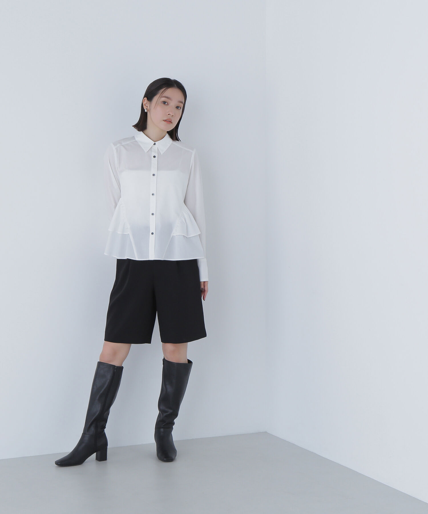  「サイドティアードシャツ」|シャツ・ブラウス|