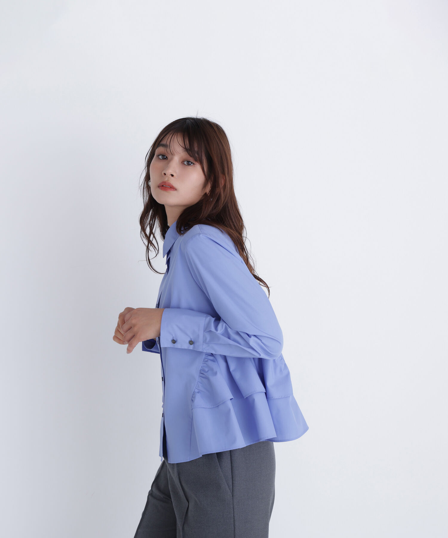  「サイドティアードシャツ」|シャツ・ブラウス|