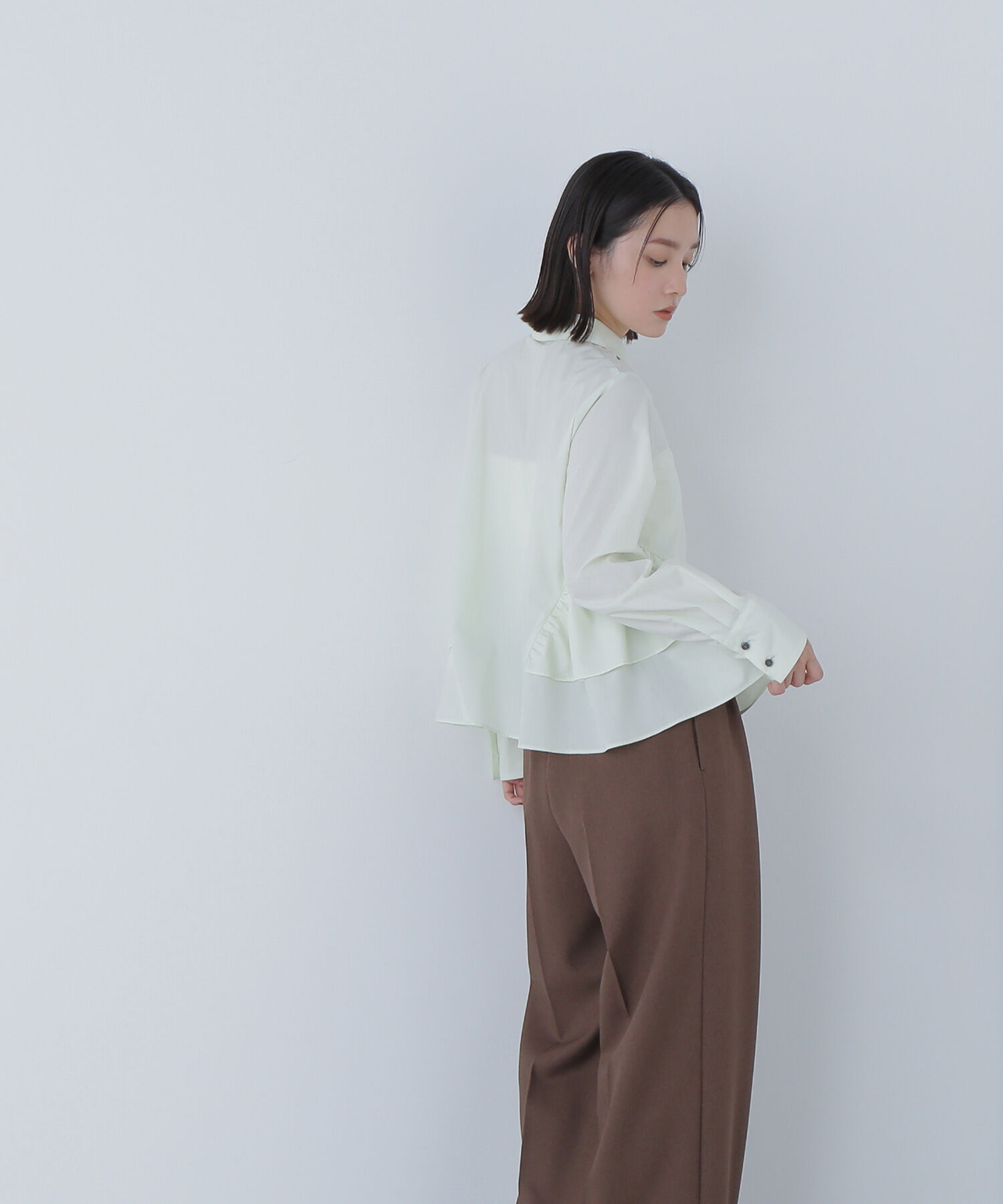  「サイドティアードシャツ」|シャツ・ブラウス|