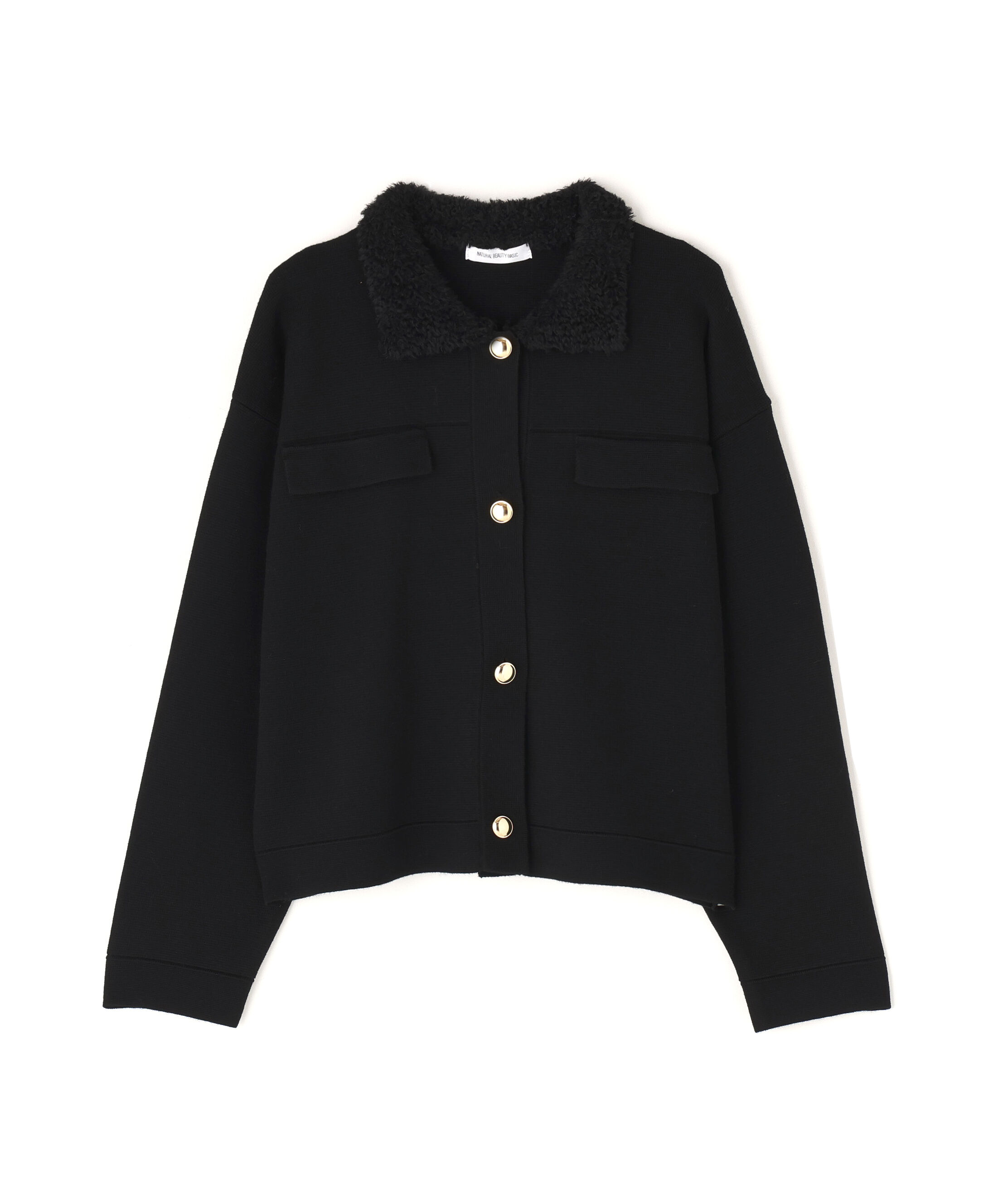  「ループカラーニットジャケット」|ニット・セーター|