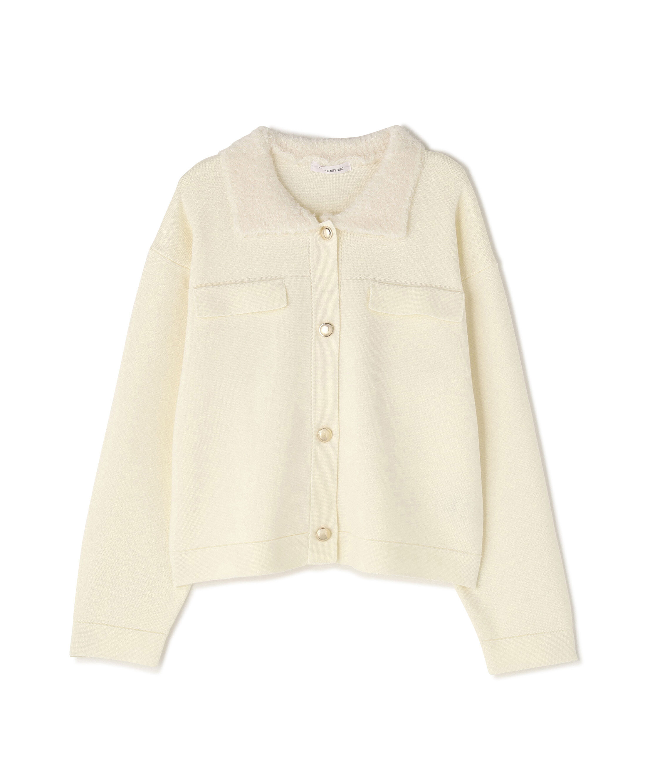  「ループカラーニットジャケット」|ニット・セーター|