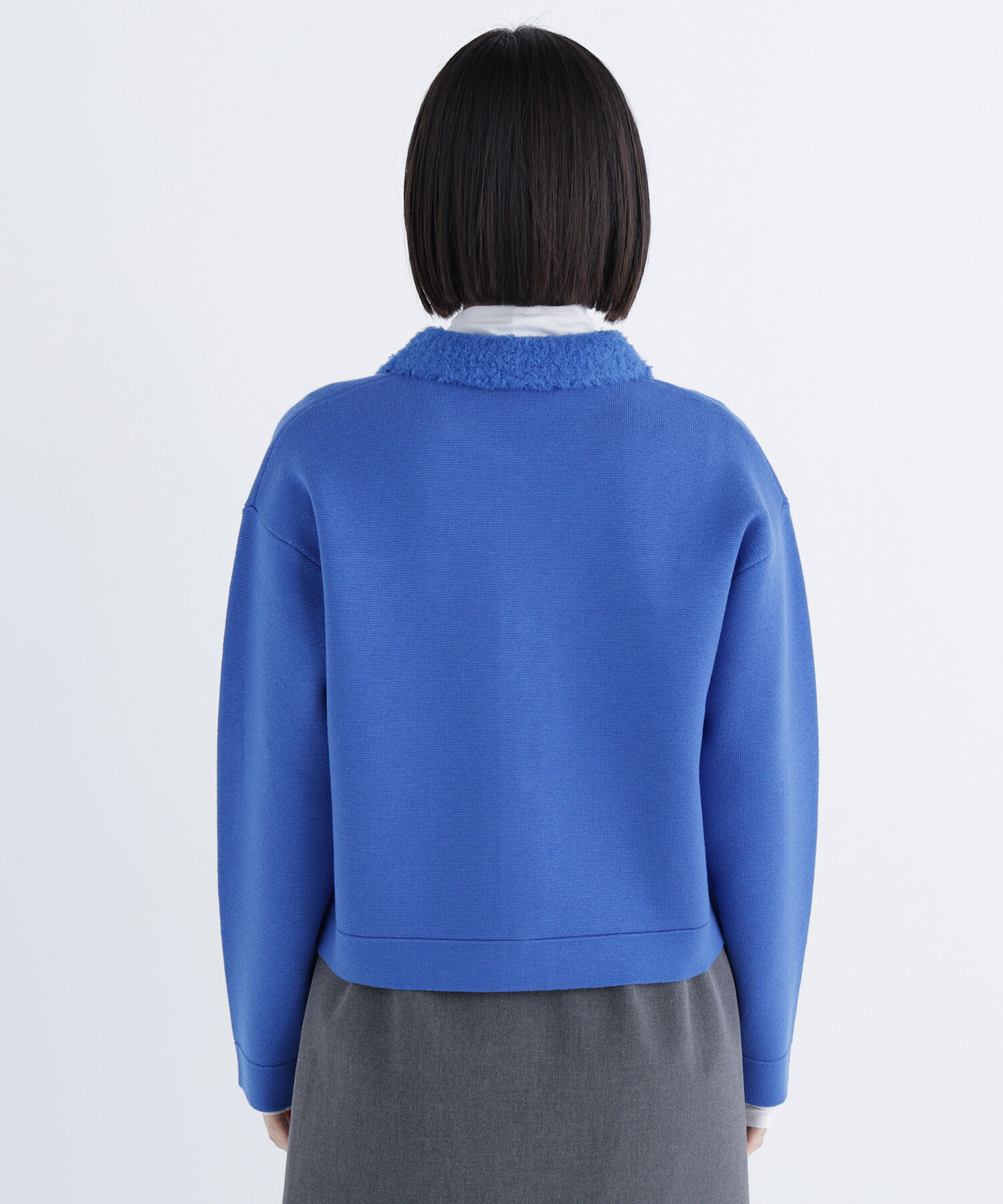  「ループカラーニットジャケット」|ニット・セーター|