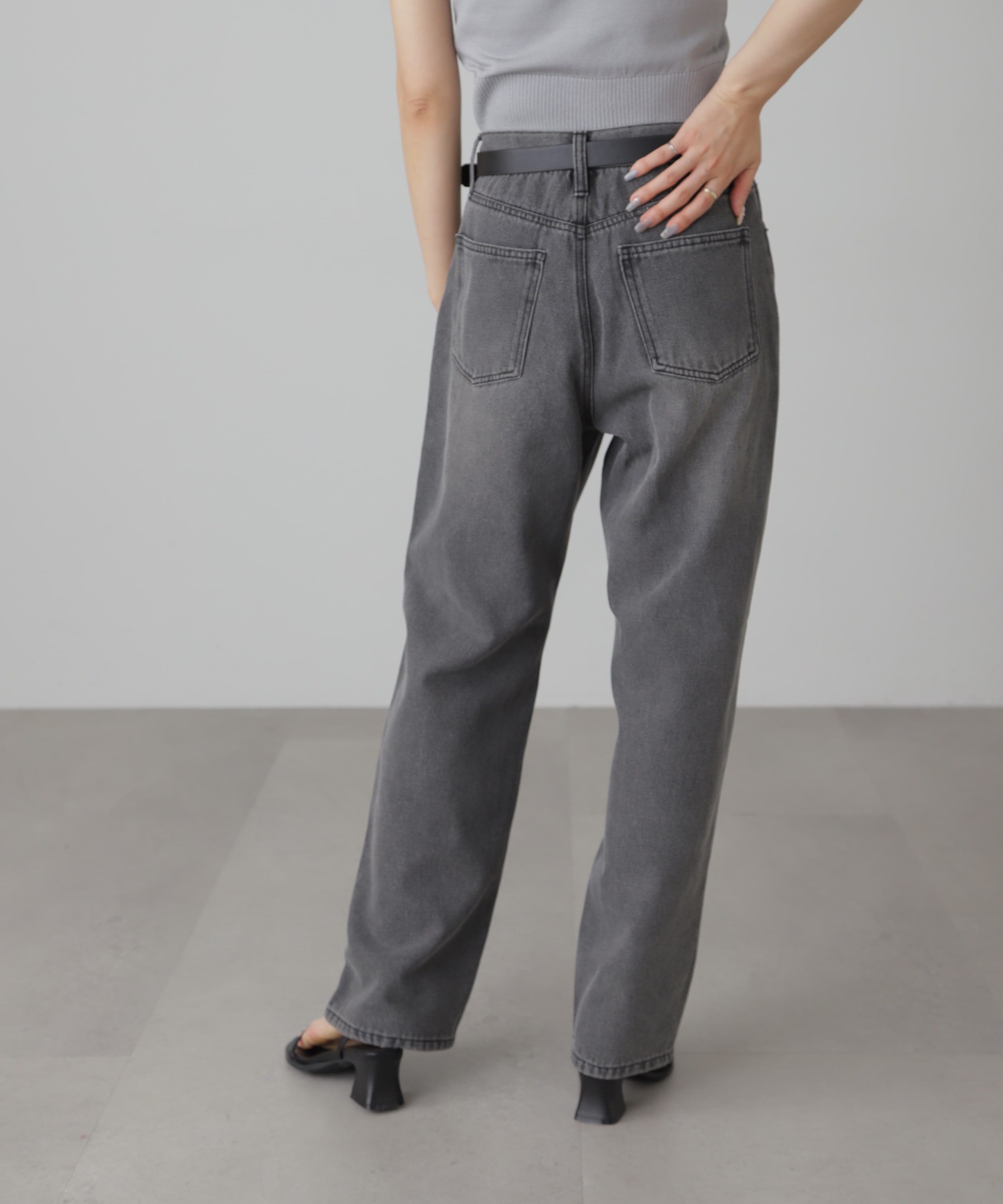  「[XS-Lサイズ展開]ストレートデニムパンツ」|その他|