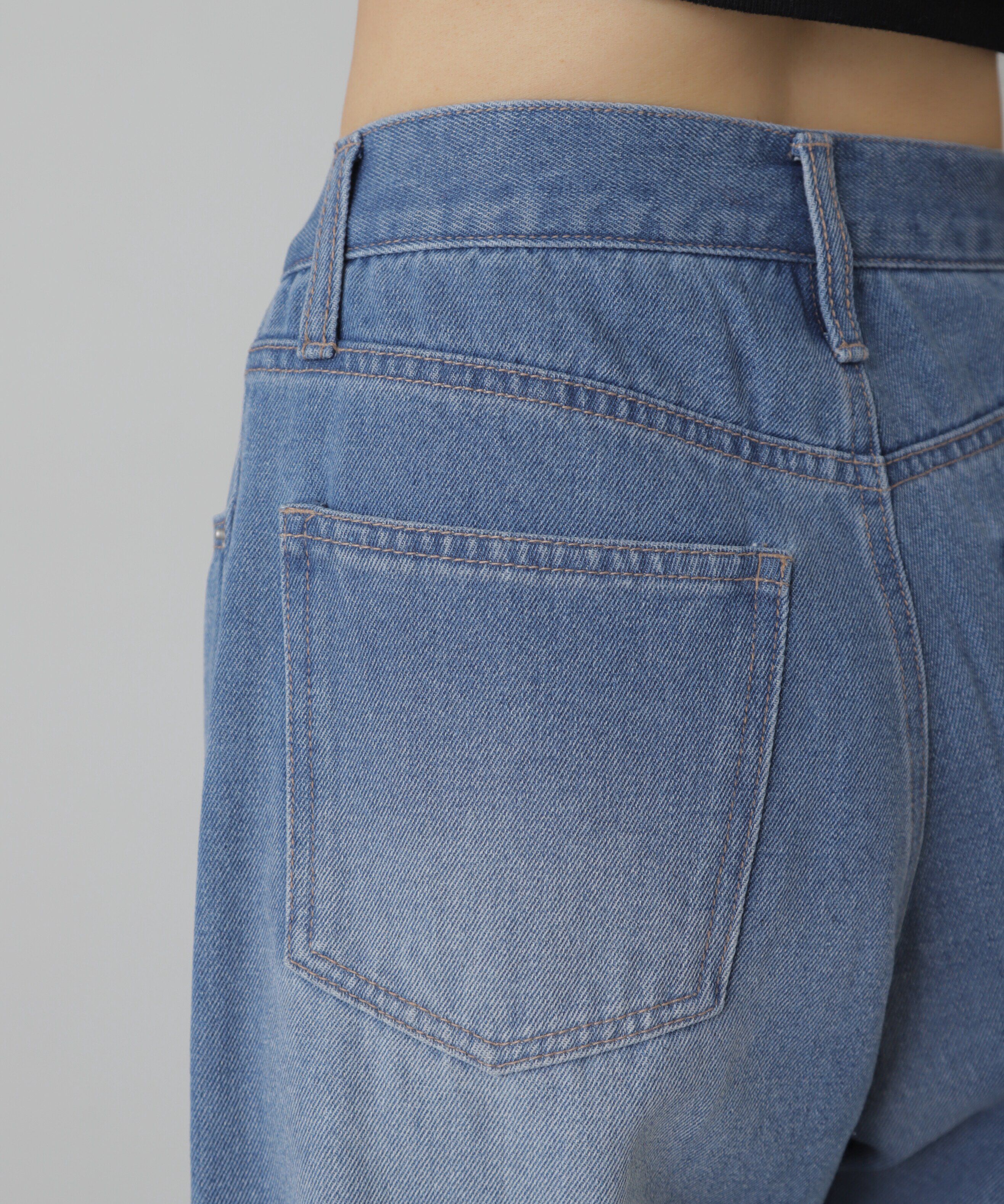  「[XS-Lサイズ展開]ストレートデニムパンツ」|その他|