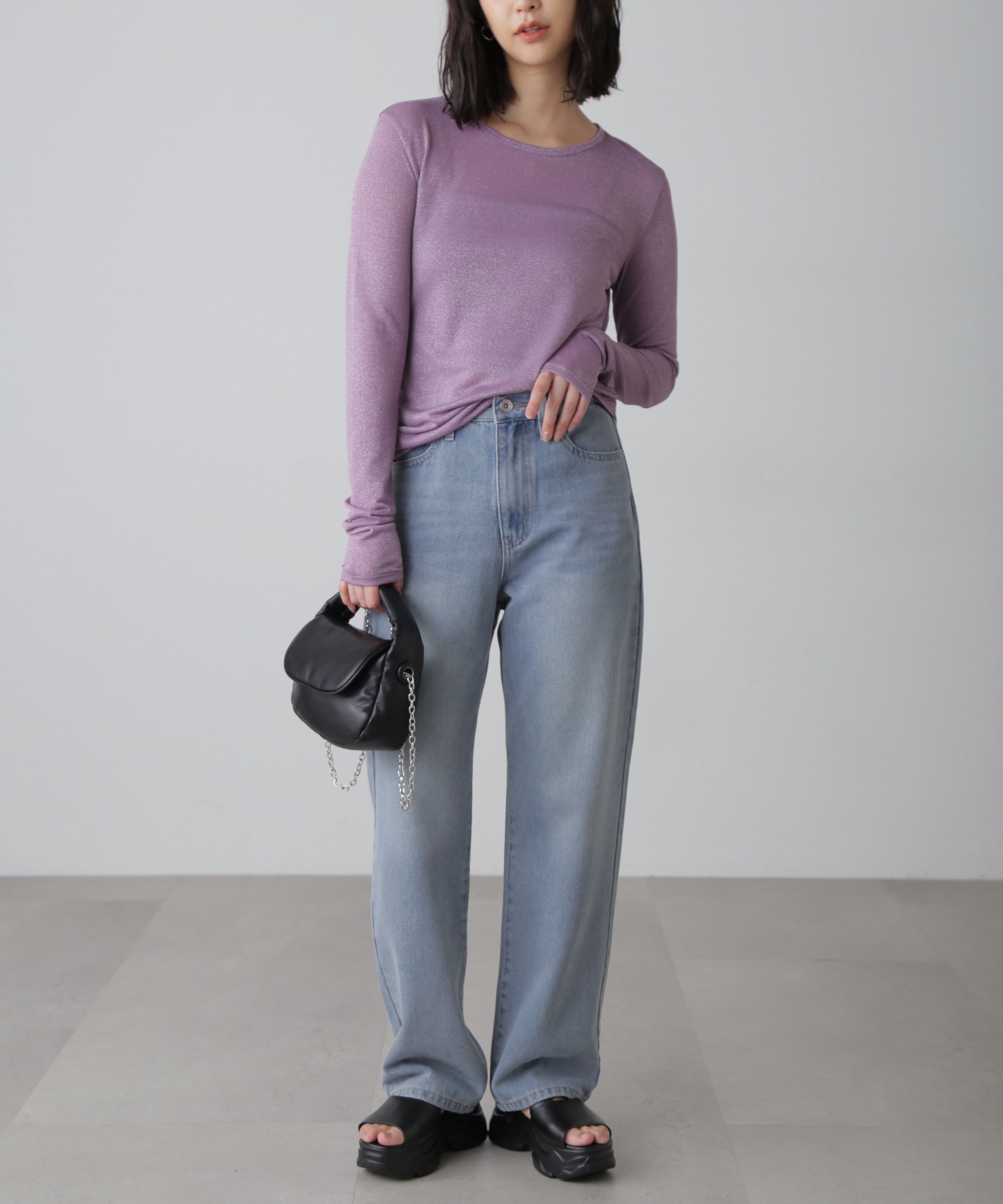  「[XS-Lサイズ展開]ストレートデニムパンツ」|その他|