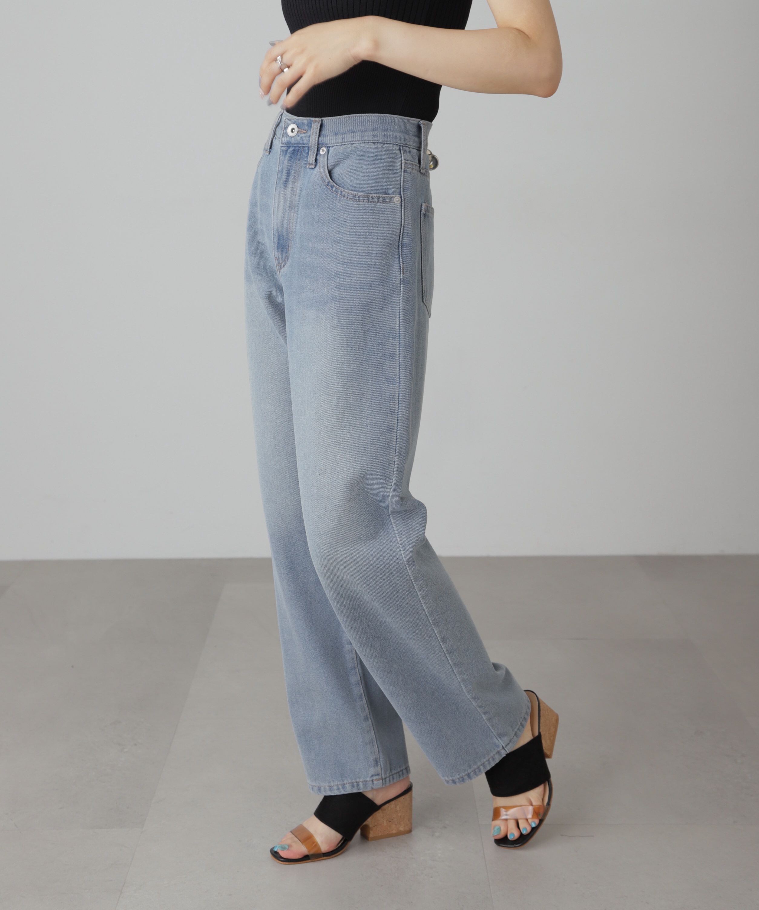  「[XS-Lサイズ展開]ストレートデニムパンツ」|その他|