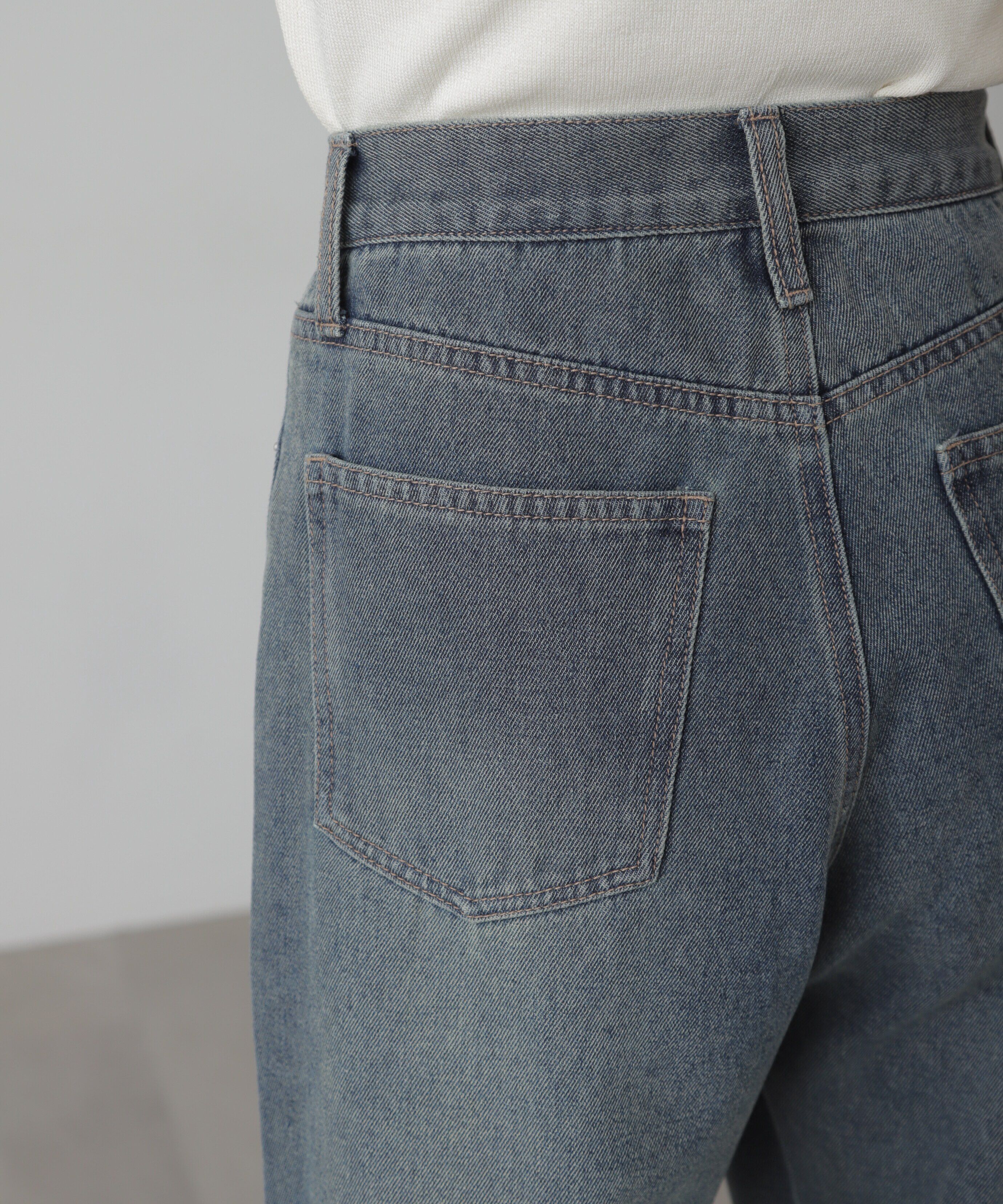  「[XS-Lサイズ展開]ストレートデニムパンツ」|その他|