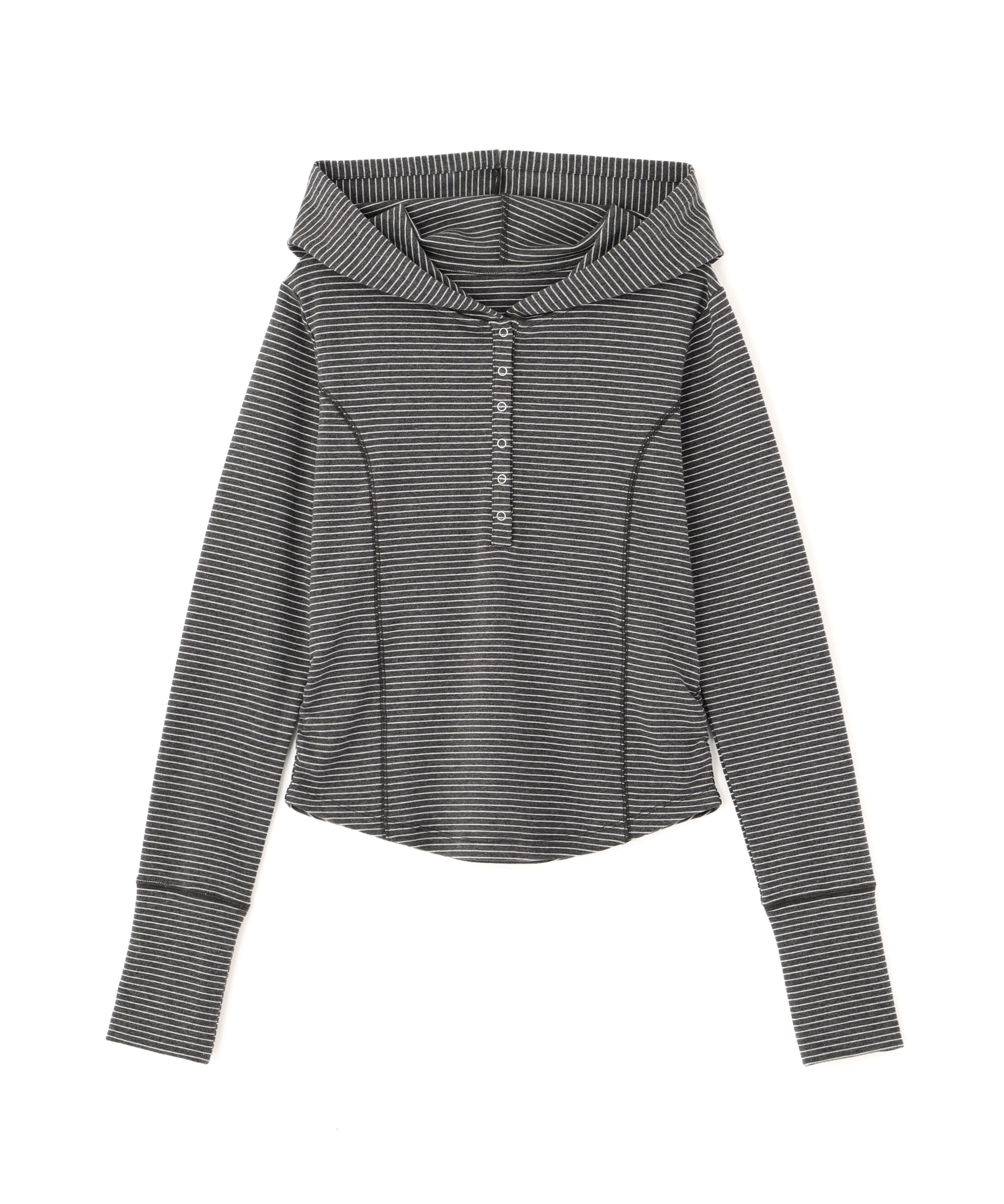  「スキッパーカットソーフーディー」|Tシャツ・カットソー|