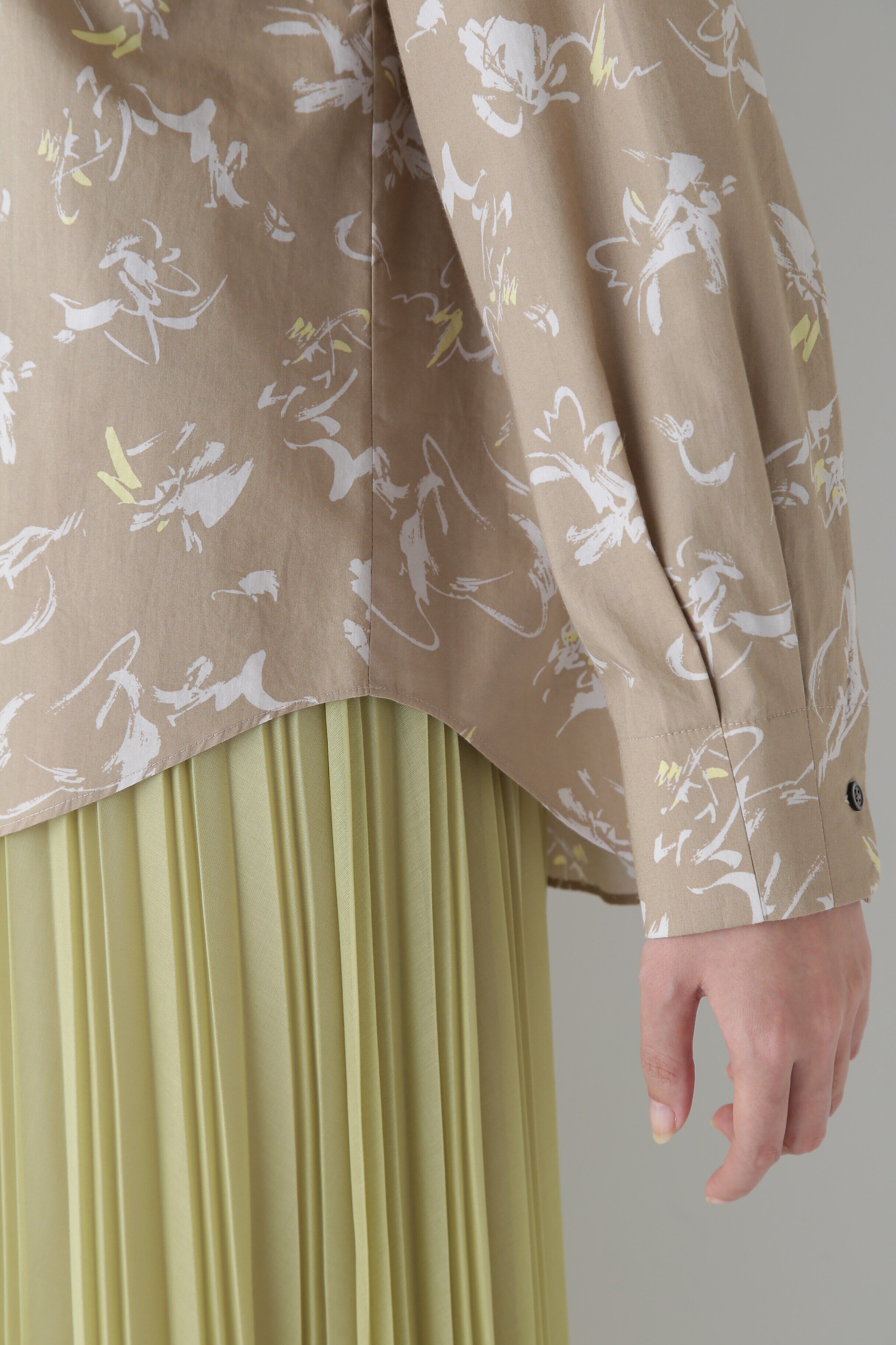  「◆ペイントPTバンドカラーシャツブラウス」|シャツ・ブラウス|