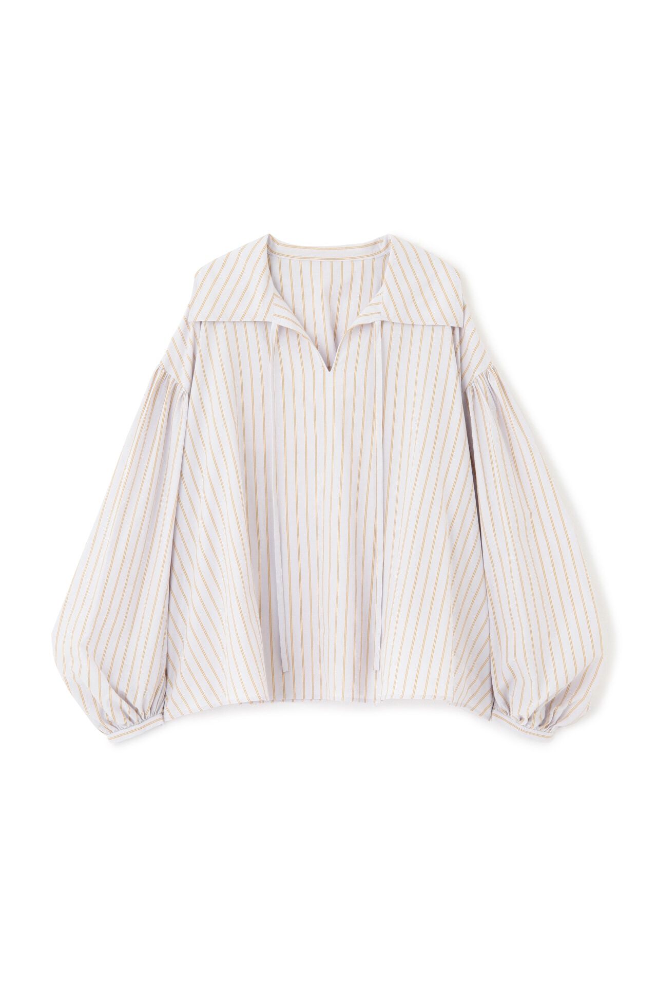  「◆綿麻ボイルスキッパーボリュームブラウス」|シャツ・ブラウス|