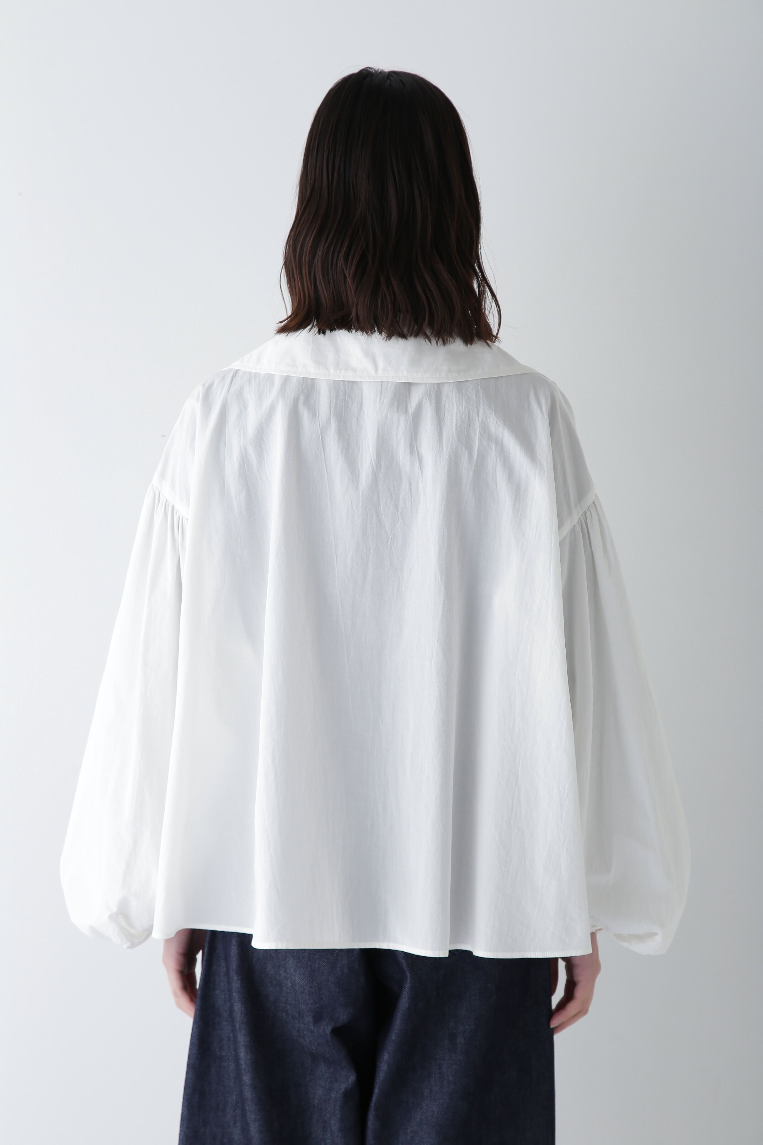  「◆綿麻ボイルスキッパーボリュームブラウス」|シャツ・ブラウス|