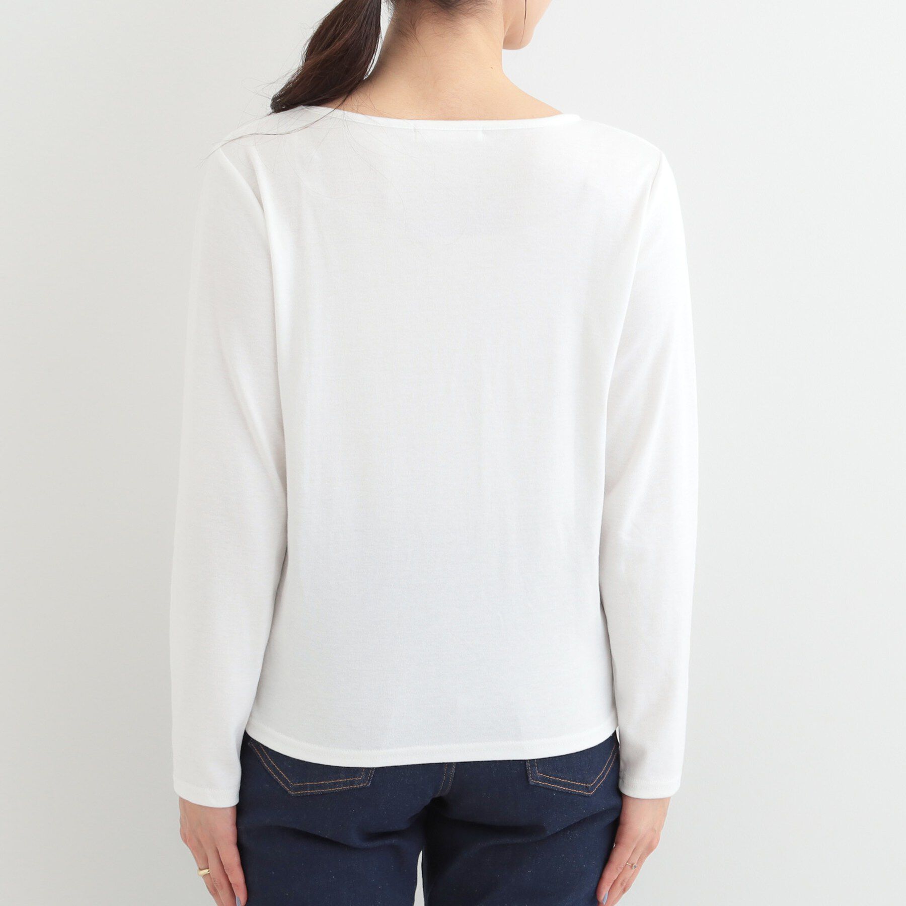 SHOO･LA･RUE「【2点セット】ポンチョ風スウェードトップス&times;ロンT」|その他|