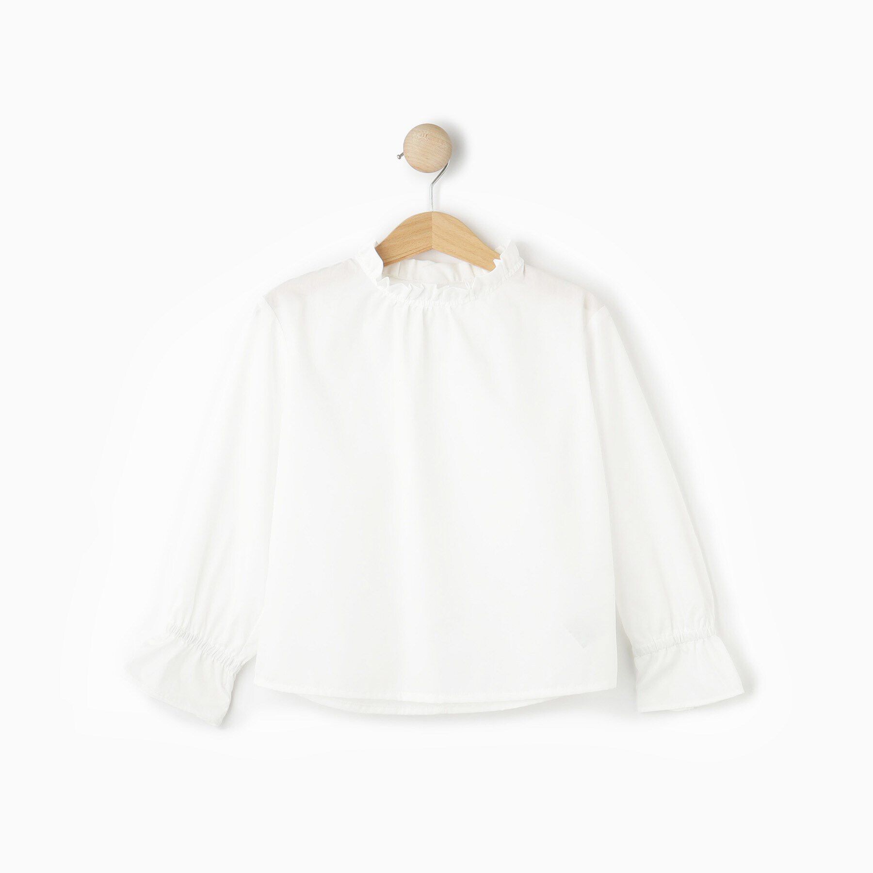 Dessin「【セレモニー】フリルネックブラウス」|シャツ・ブラウス|