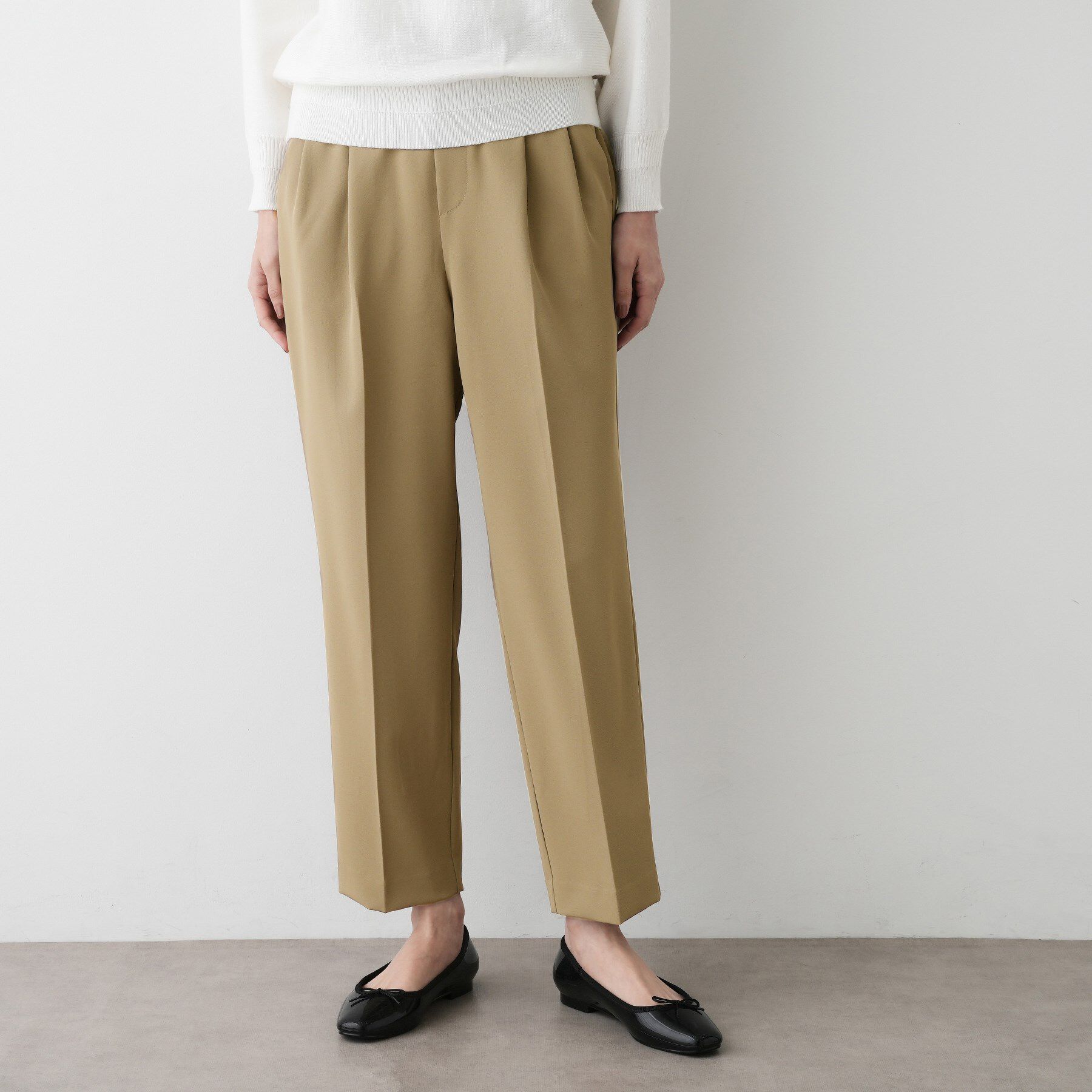 Dessin「【洗える】マットドレープワイドパンツ」|その他|