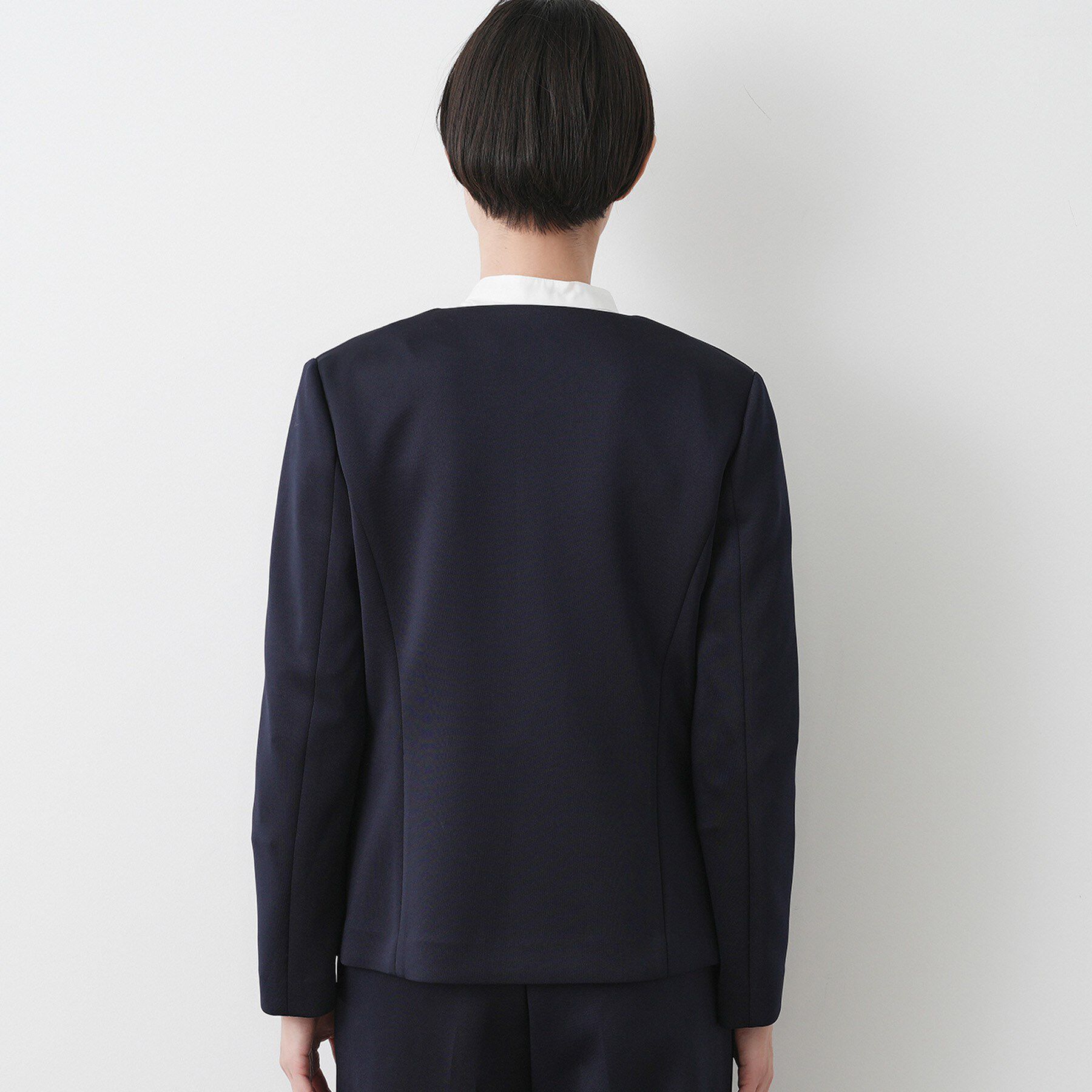 Dessin「【入卒/セレモニー/お仕事/セットアップ可能】ソフトボンディングジャケット」|ノーカラージャケット|