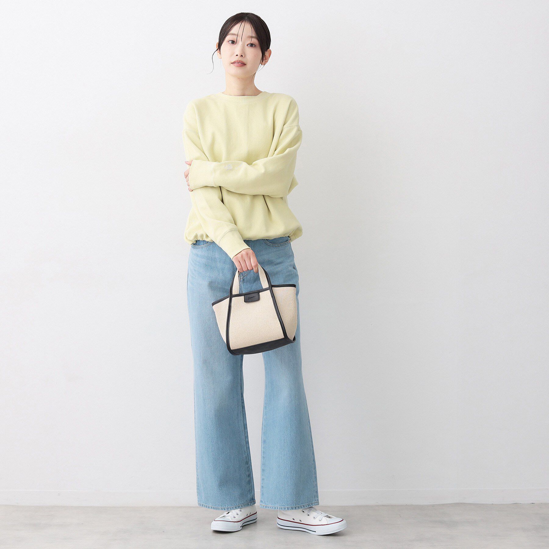 Dessin「【軽量/2WAY】パイピングコットンリネンミニバッグ」|ショルダー・メッセンジャー|