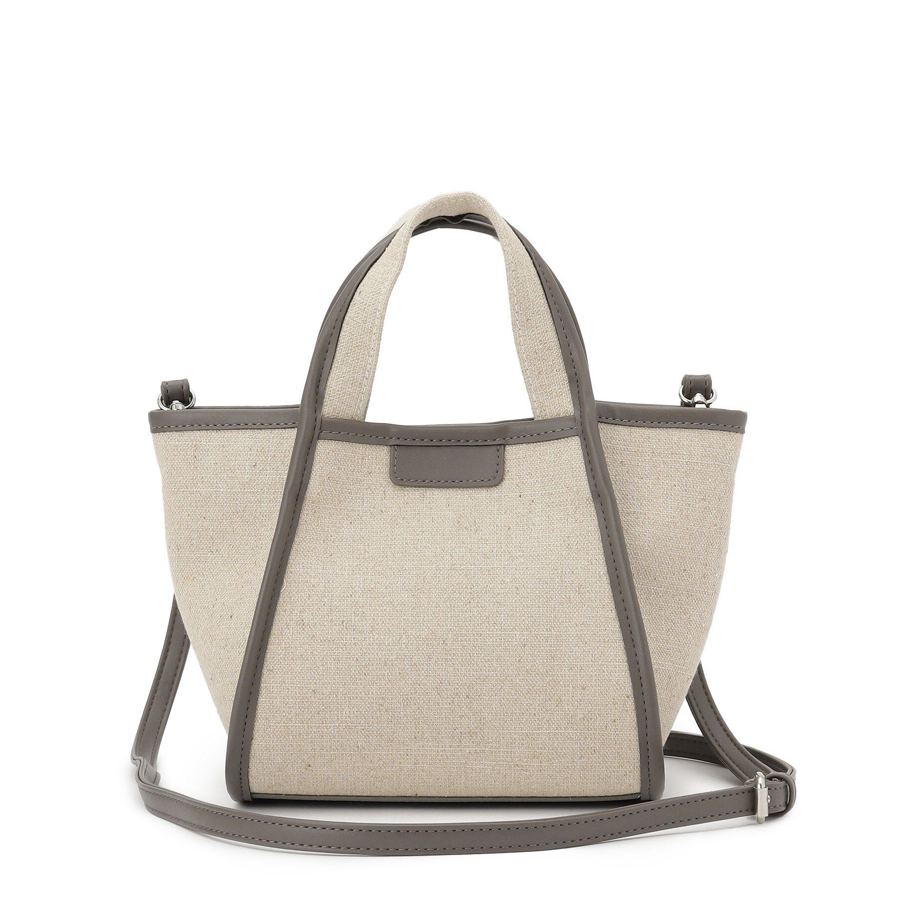 Dessin「【軽量/2WAY】パイピングコットンリネンミニバッグ」|ショルダー・メッセンジャー|