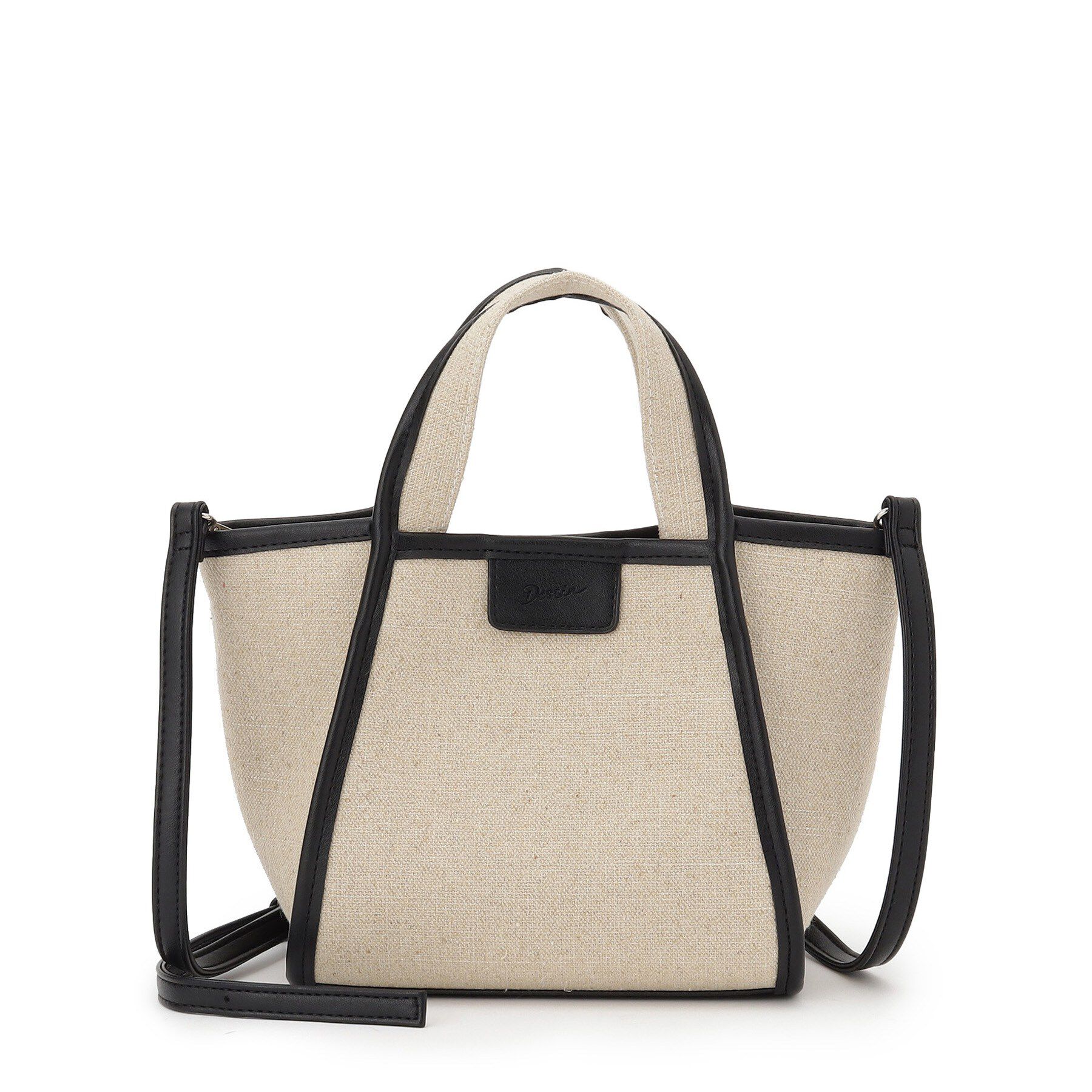 Dessin「【軽量/2WAY】パイピングコットンリネンミニバッグ」|ショルダー・メッセンジャー|