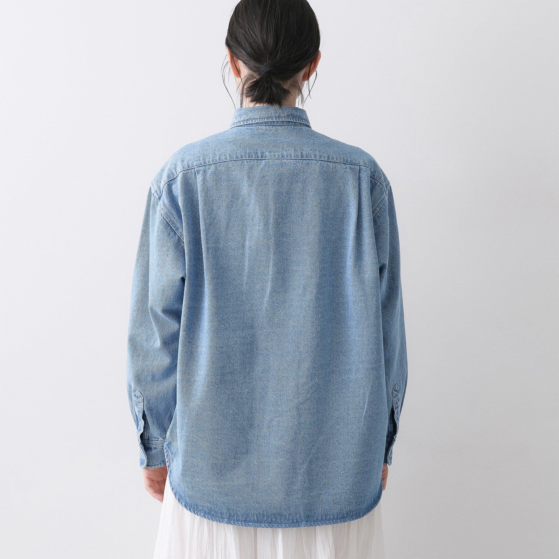 Dessin「【ユニセックス/洗える】10OZデニムシャツ」|シャツ・ブラウス|