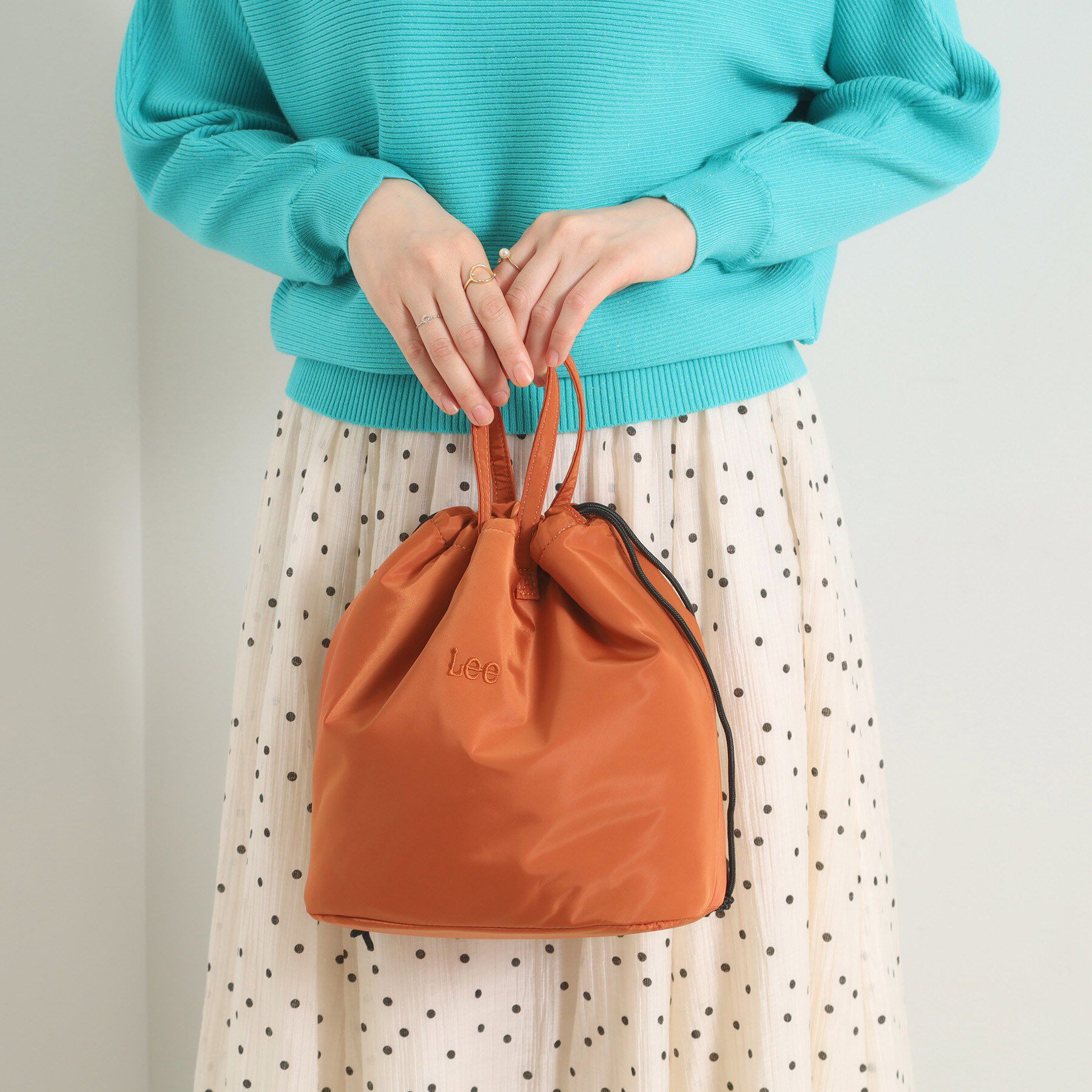 ITS&rsquo;DEMO「＜Lee別注＞ボアリバーシブルトート」|トートバッグ|オレンジ(067)