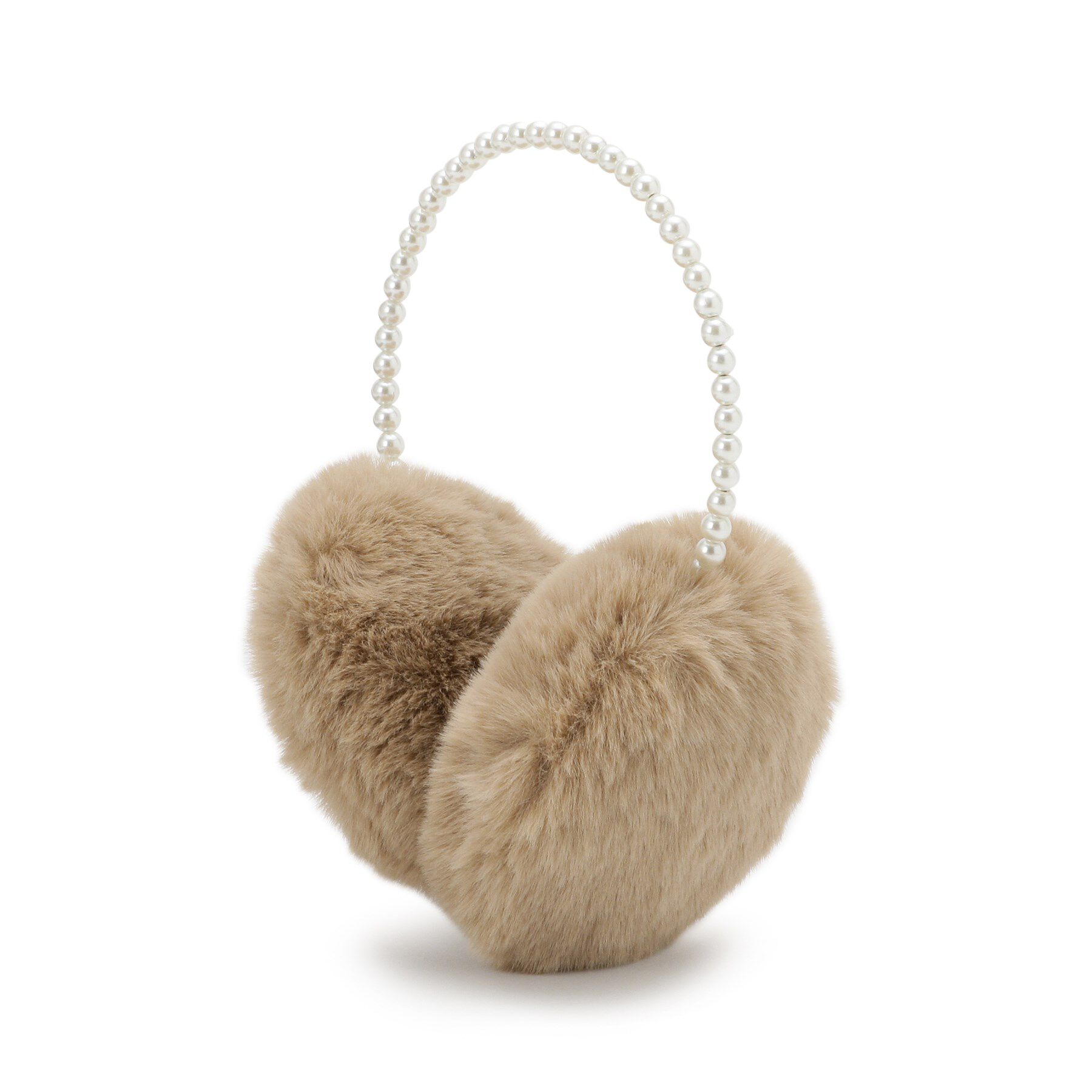 ITS&rsquo;DEMO「パール調フェイクファーイヤーマフ」|イヤーマフ|