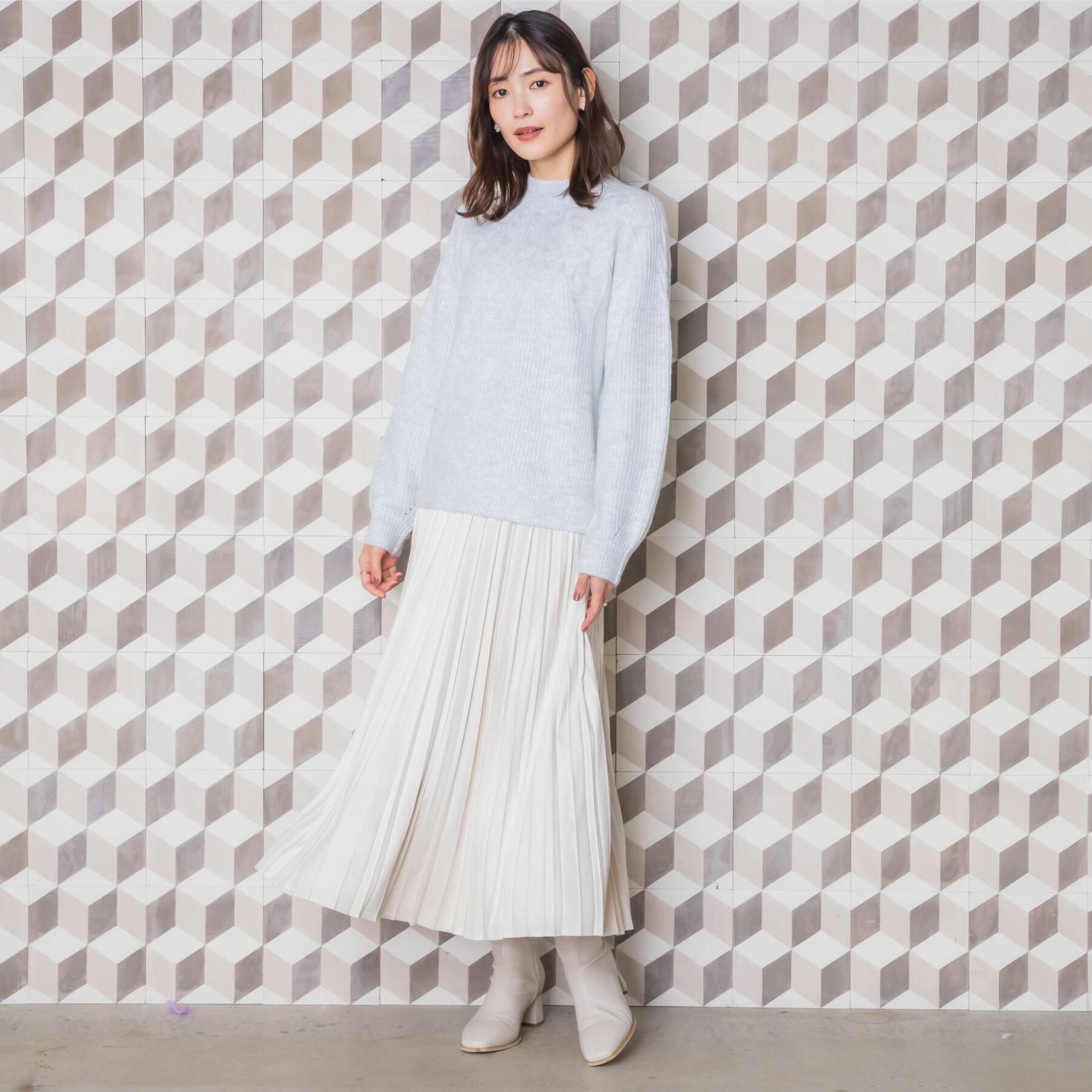 ITS&rsquo;DEMO「【手洗い可】求心ラメニット」|ニット・セーター|