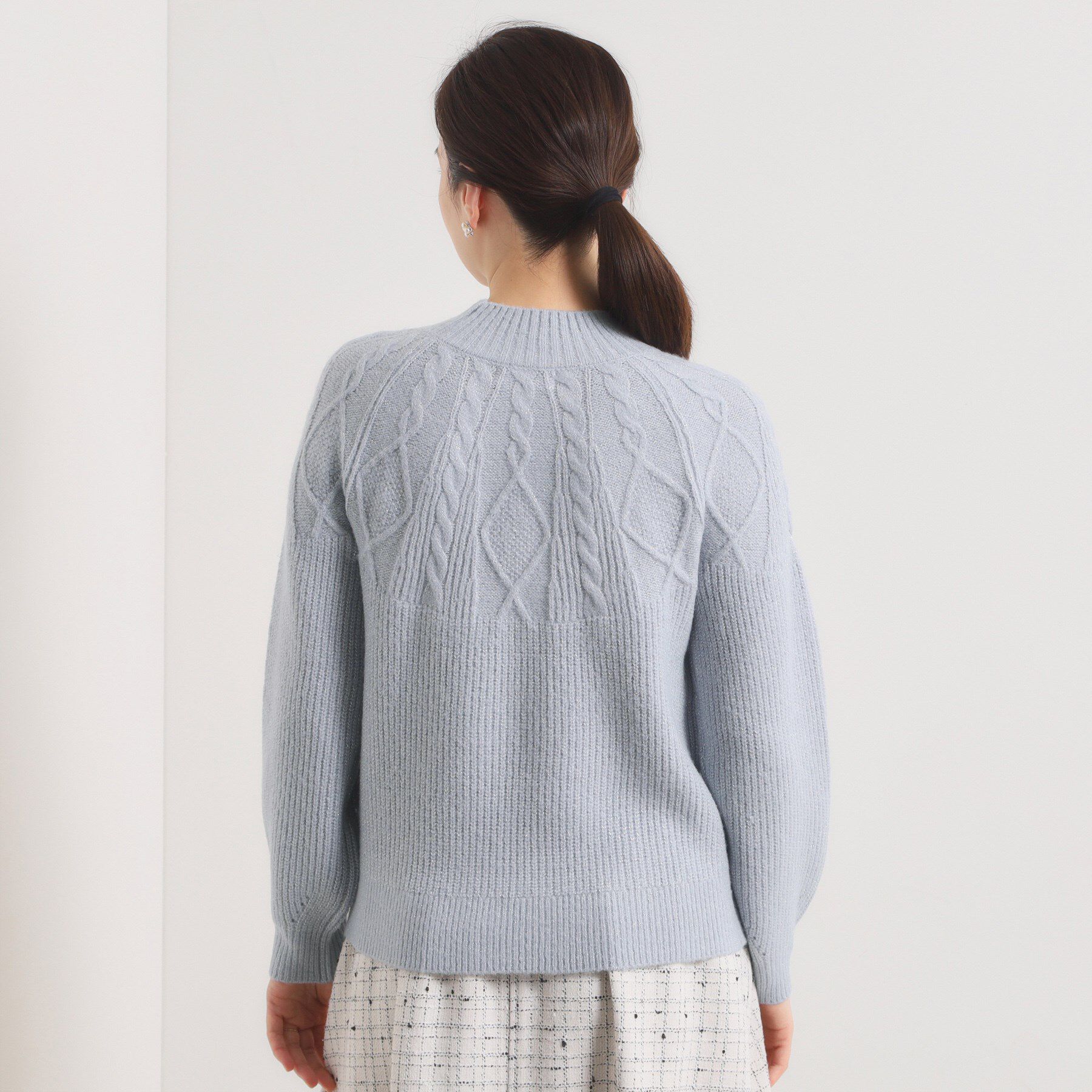 ITS&rsquo;DEMO「【手洗い可】求心ラメニット」|ニット・セーター|